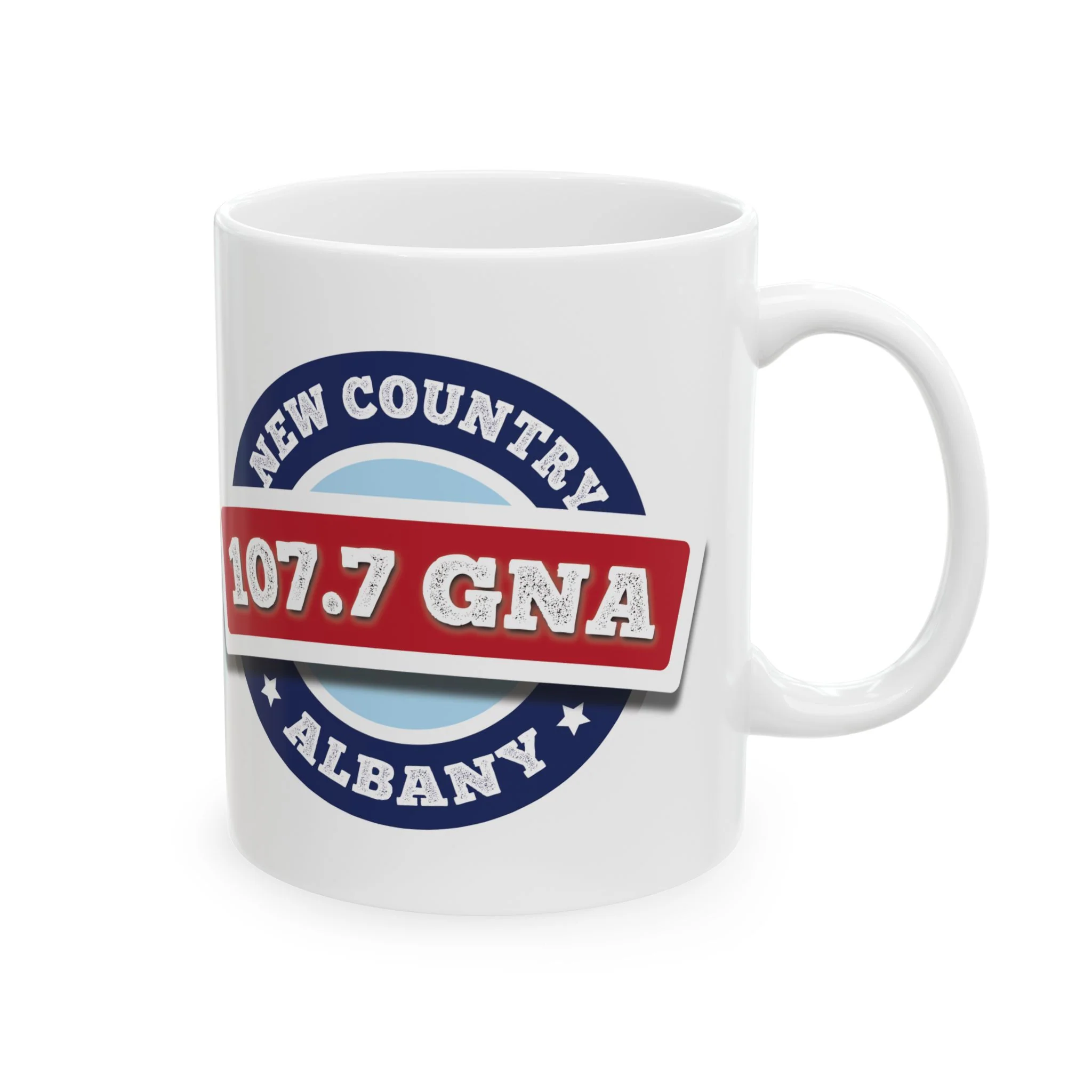 107.7 GNA New Country Ceramic Mug, (11oz, 15oz) - Image 5