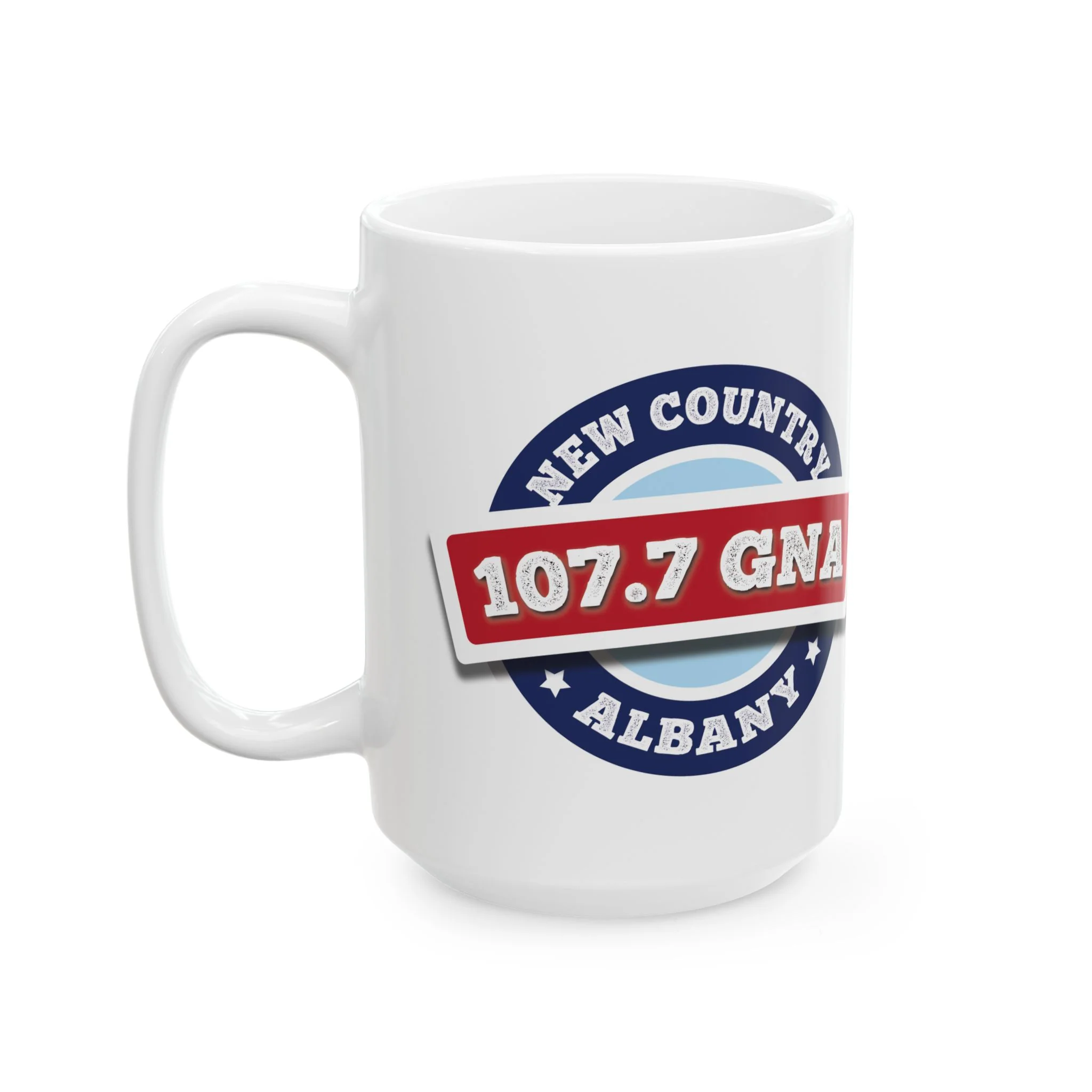 107.7 GNA New Country Ceramic Mug, (11oz, 15oz) - Image 7