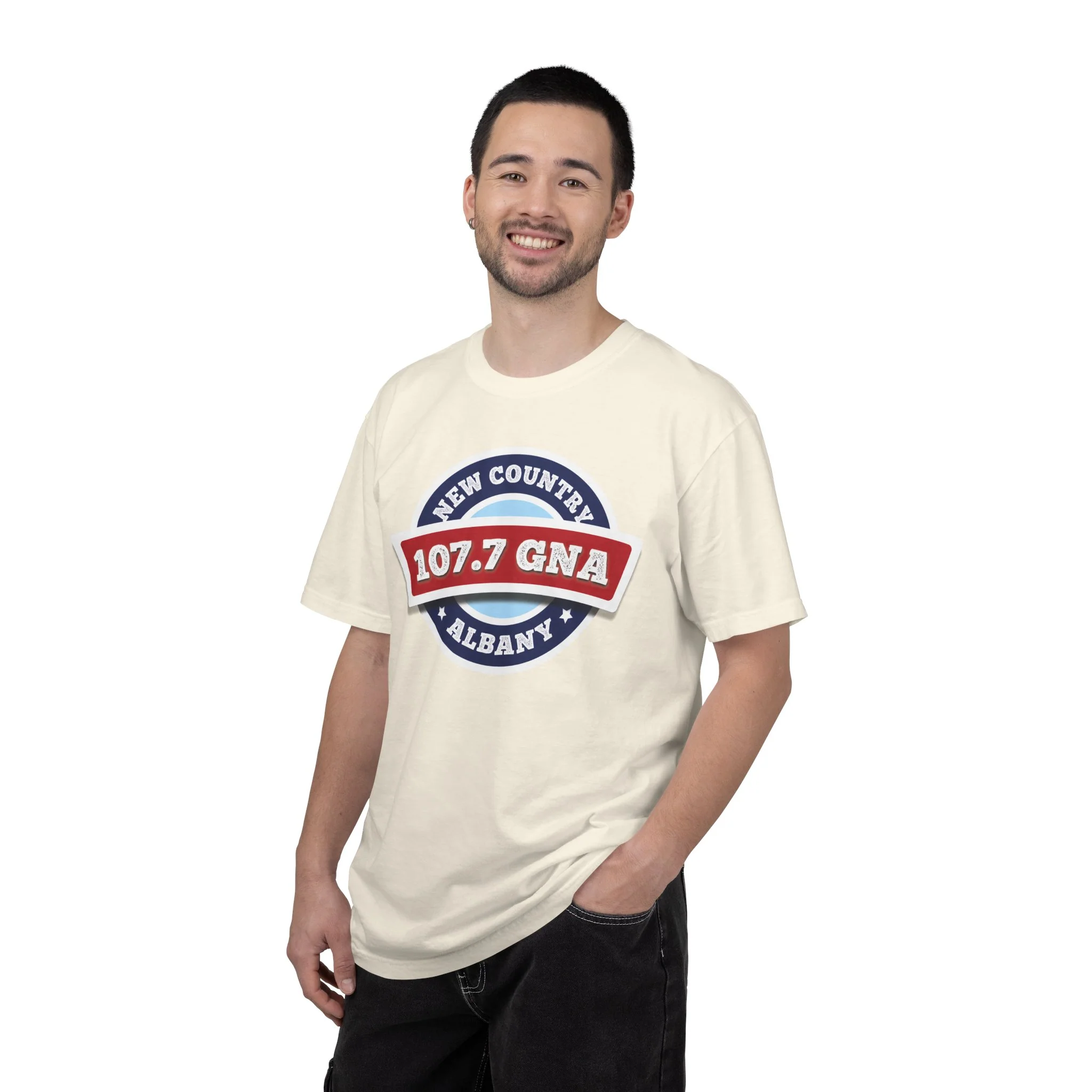 107.7 GNA New Country Unisex Garment-Dyed T-shirt - Image 15