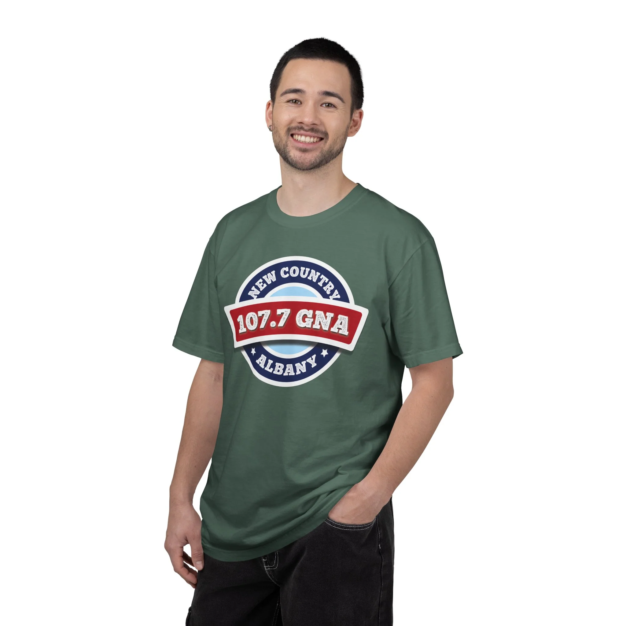 107.7 GNA New Country Unisex Garment-Dyed T-shirt - Image 27