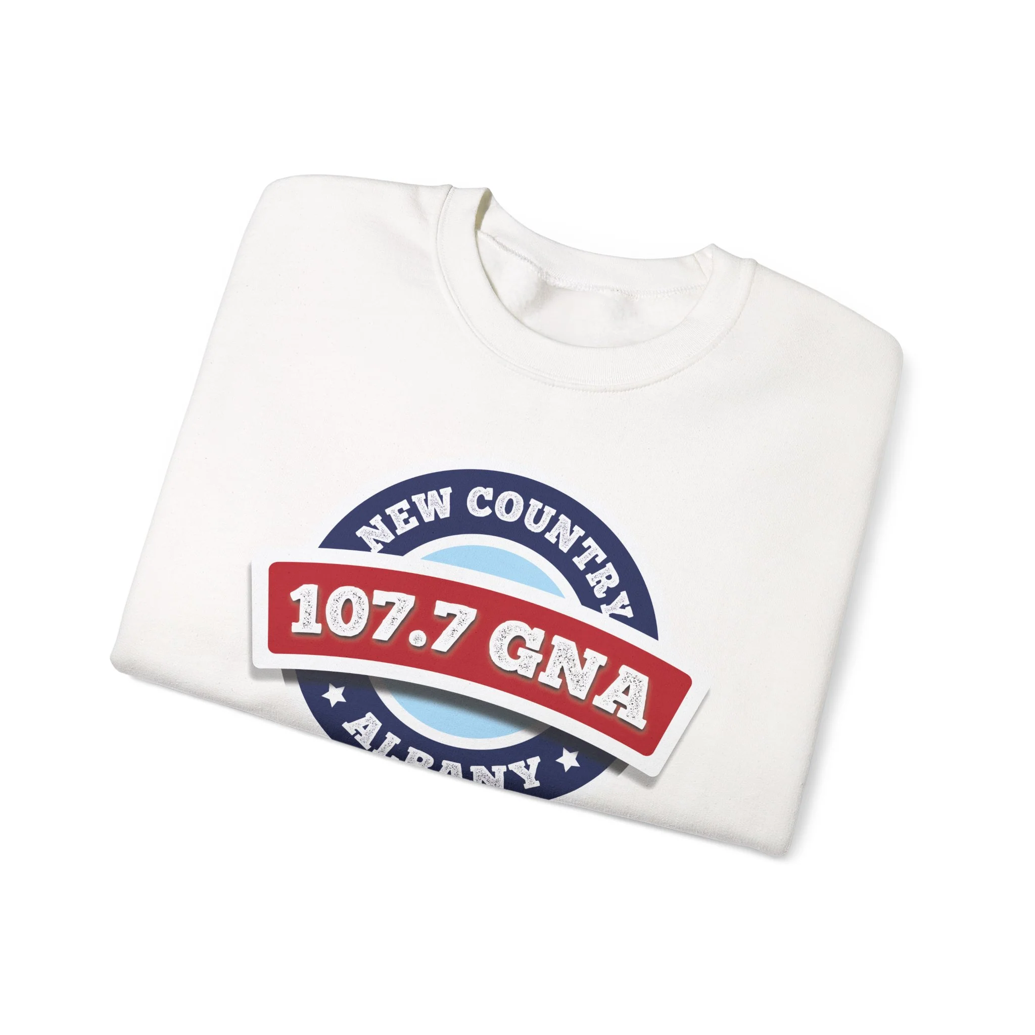 107.7 GNA New Country Unisex Heavy Blend™ Crewneck Sweatshirt - Image 6