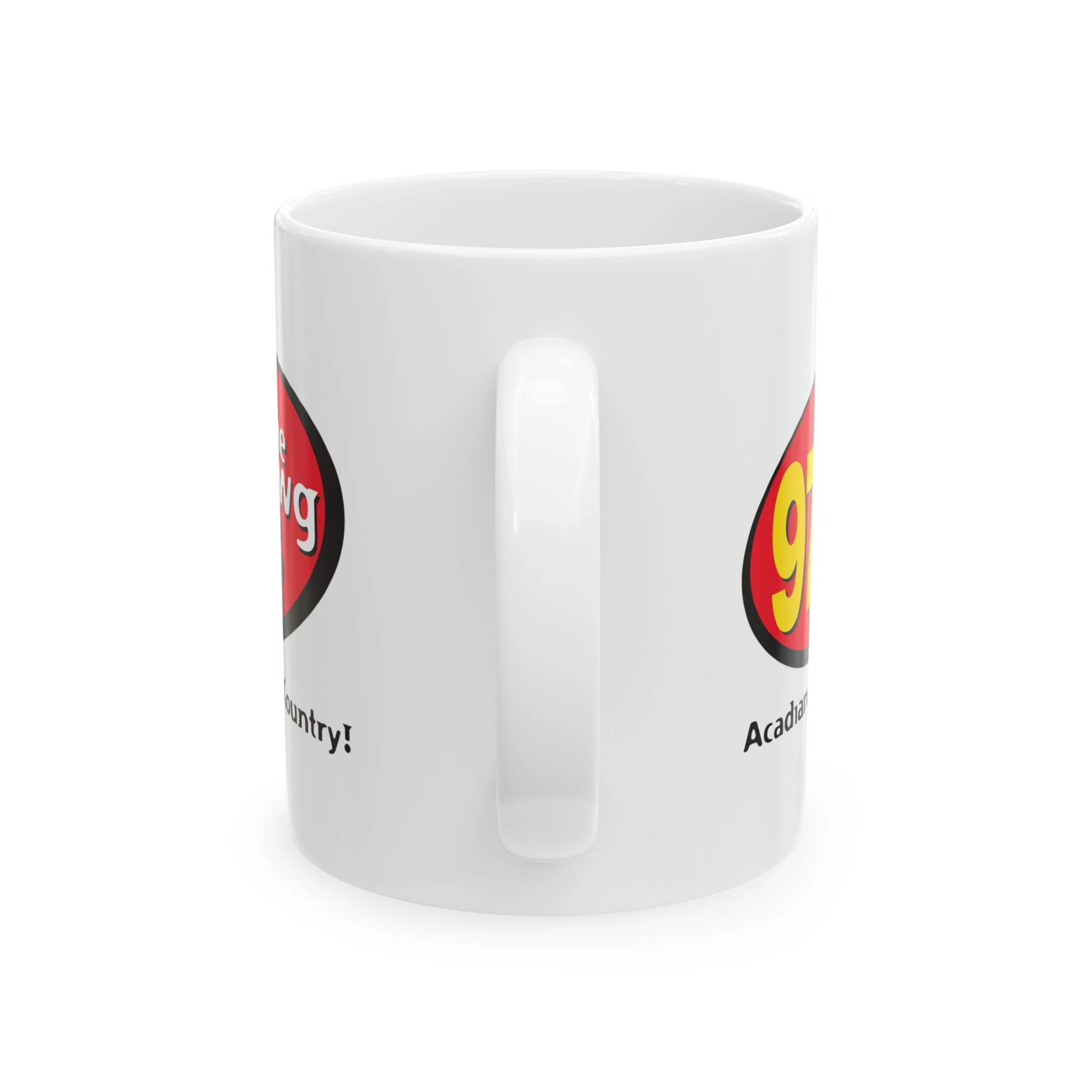 97.3 The Dawg Ceramic Mug, (11oz, 15oz) - Image 3