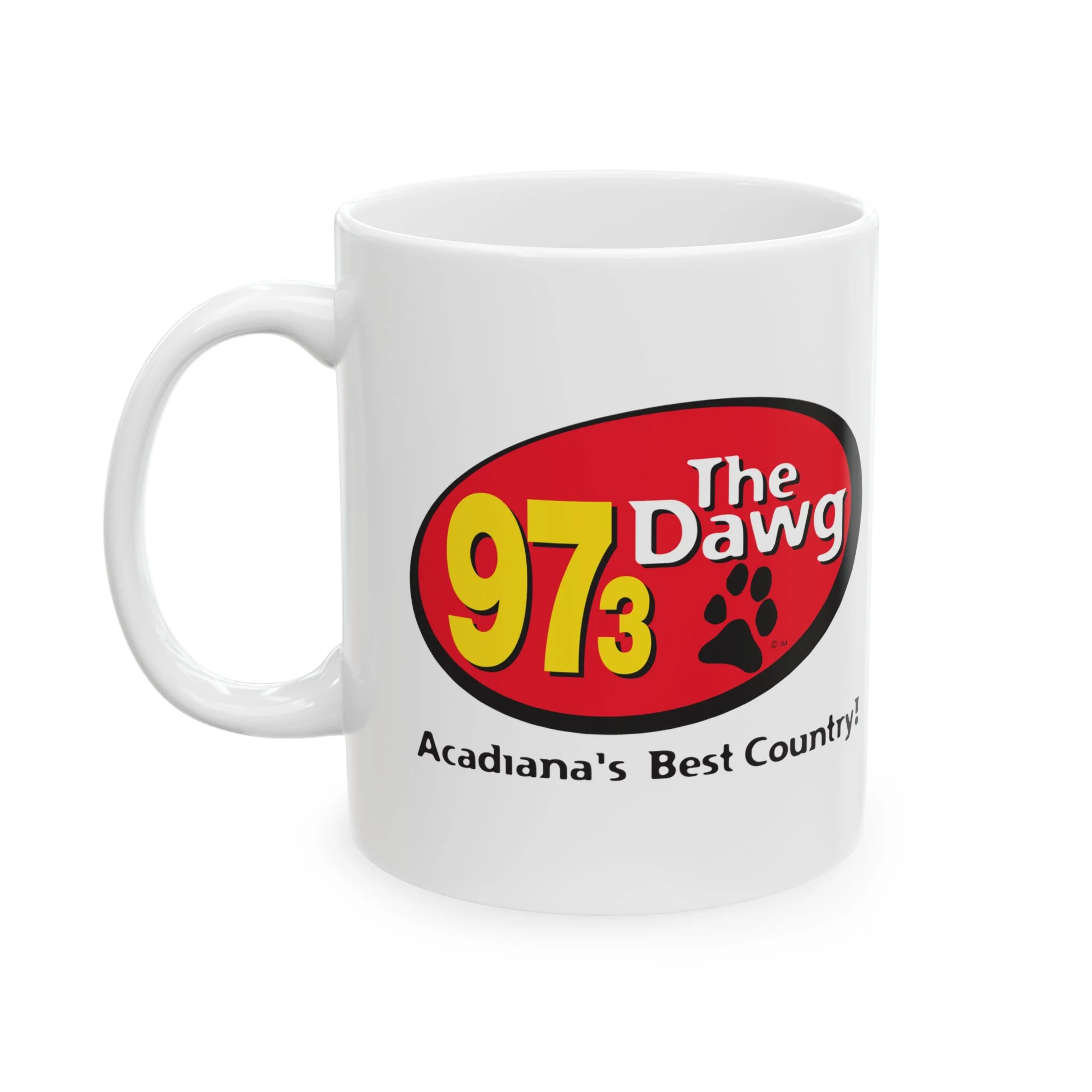 97.3 The Dawg Ceramic Mug, (11oz, 15oz) - Image 4