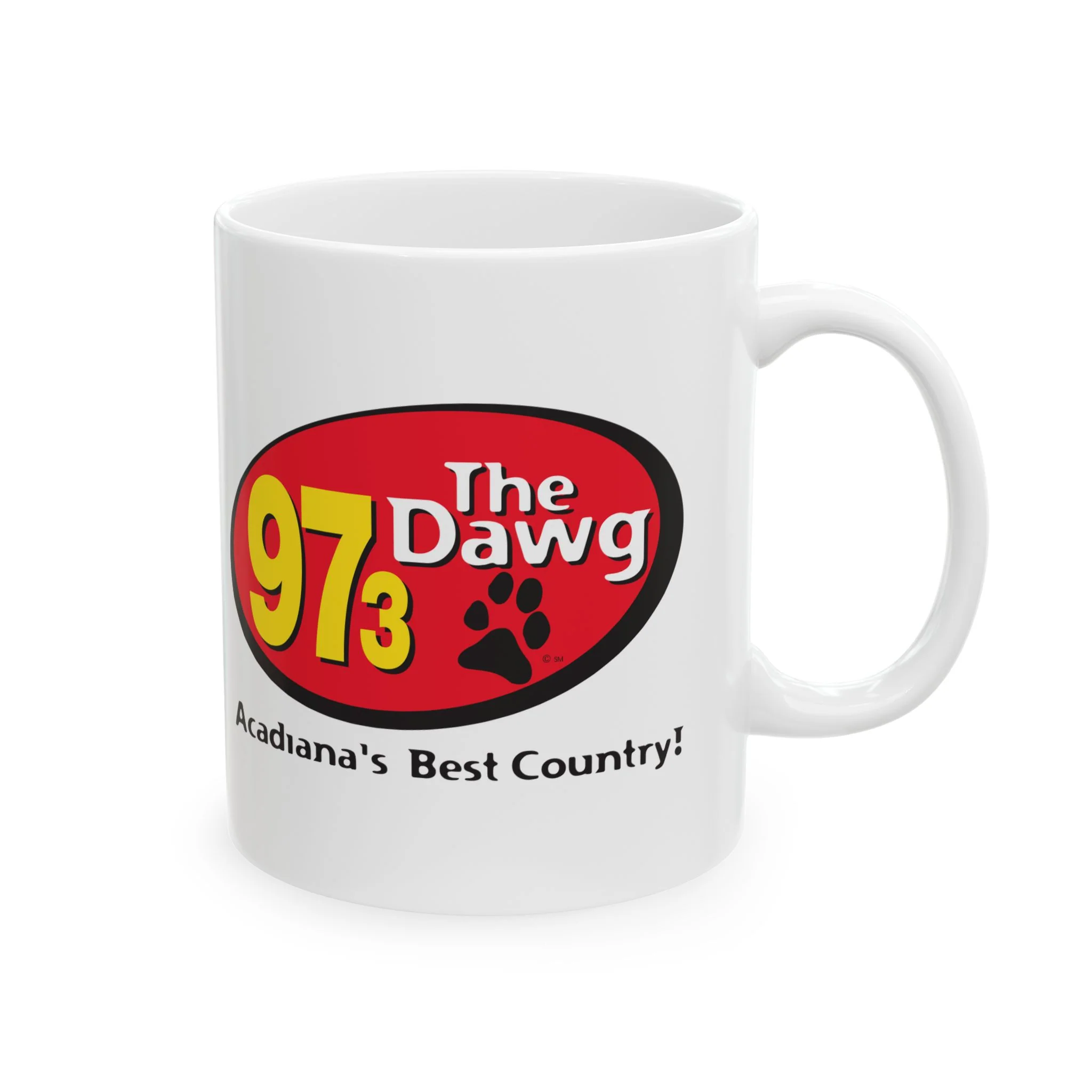 97.3 The Dawg Ceramic Mug, (11oz, 15oz) - Image 5