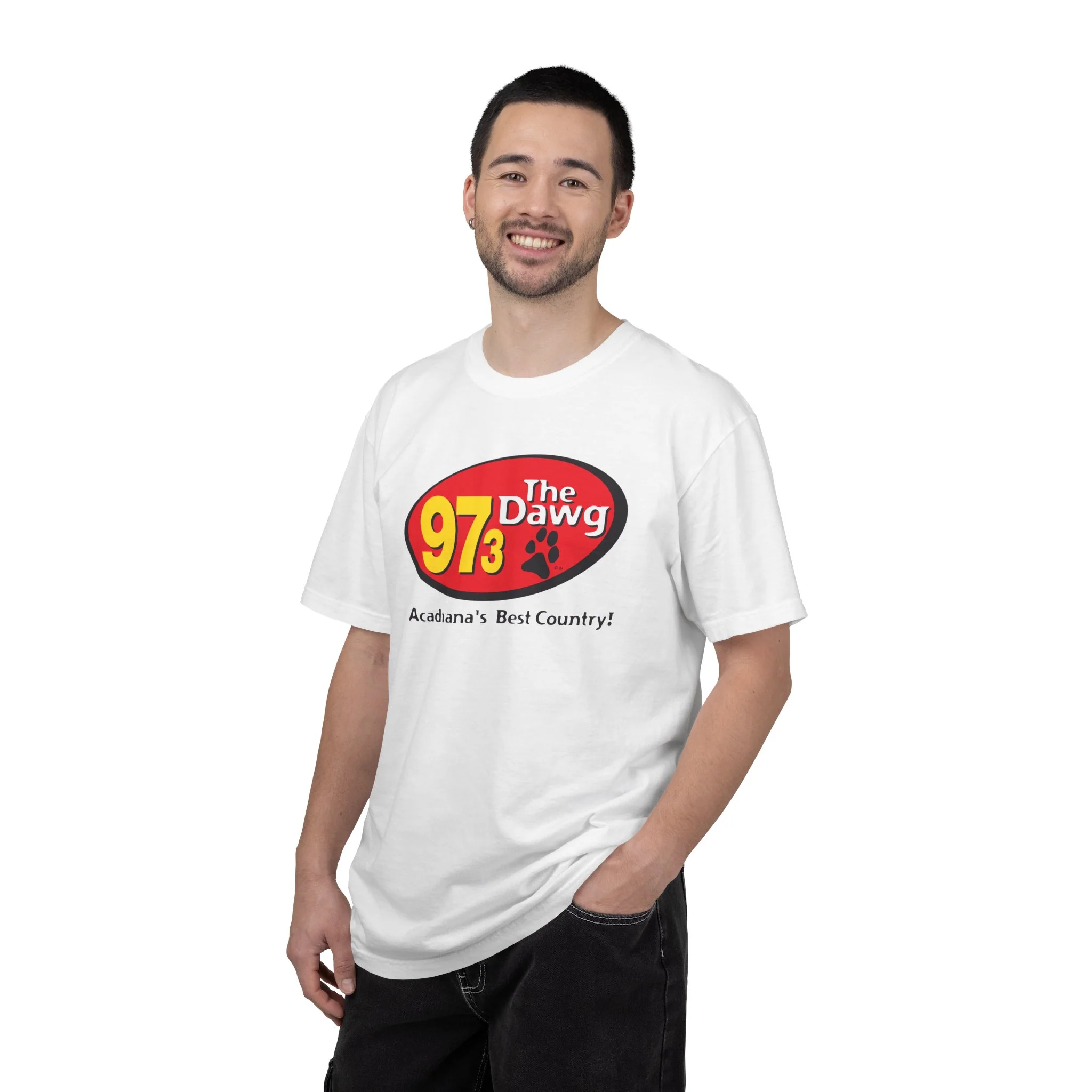 97.3 The Dawg Unisex Garment-Dyed T-shirt - Image 7
