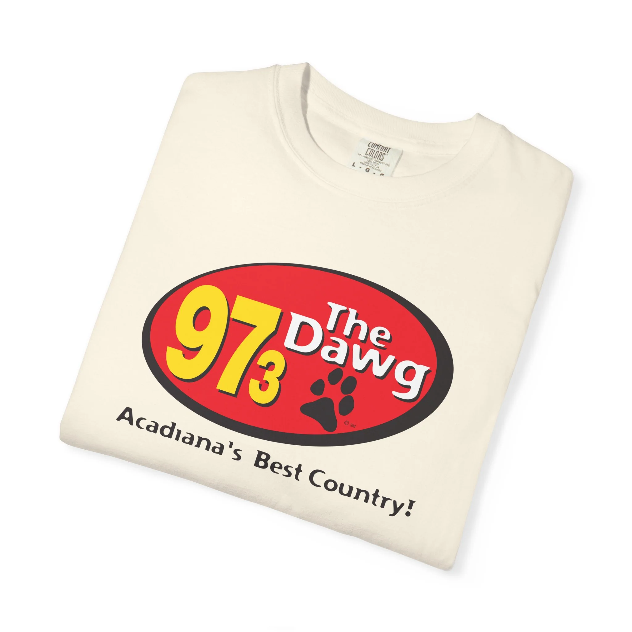 97.3 The Dawg Unisex Garment-Dyed T-shirt - Image 9