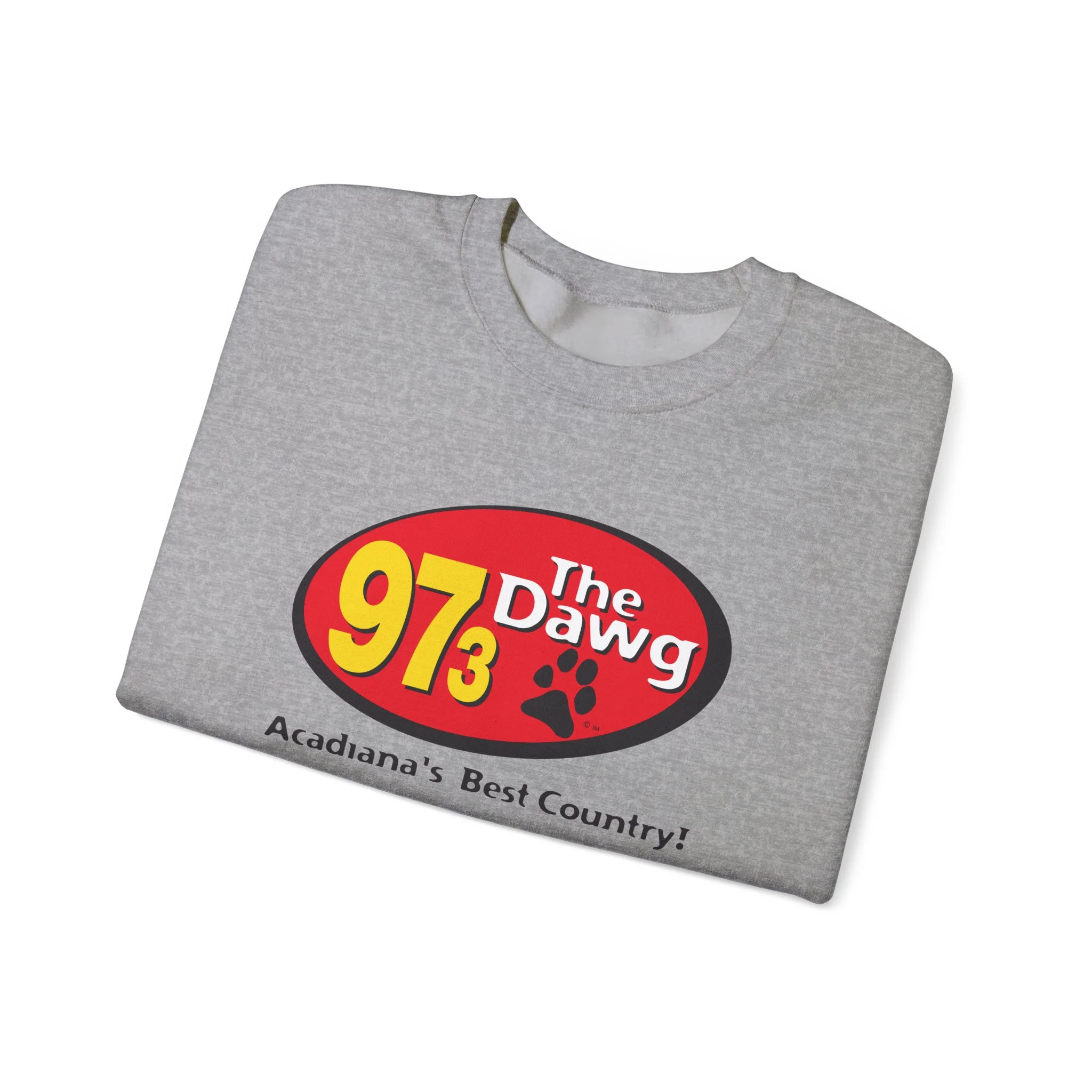 97.3 The Dawg Unisex Heavy Blend™ Crewneck Sweatshirt - Image 12