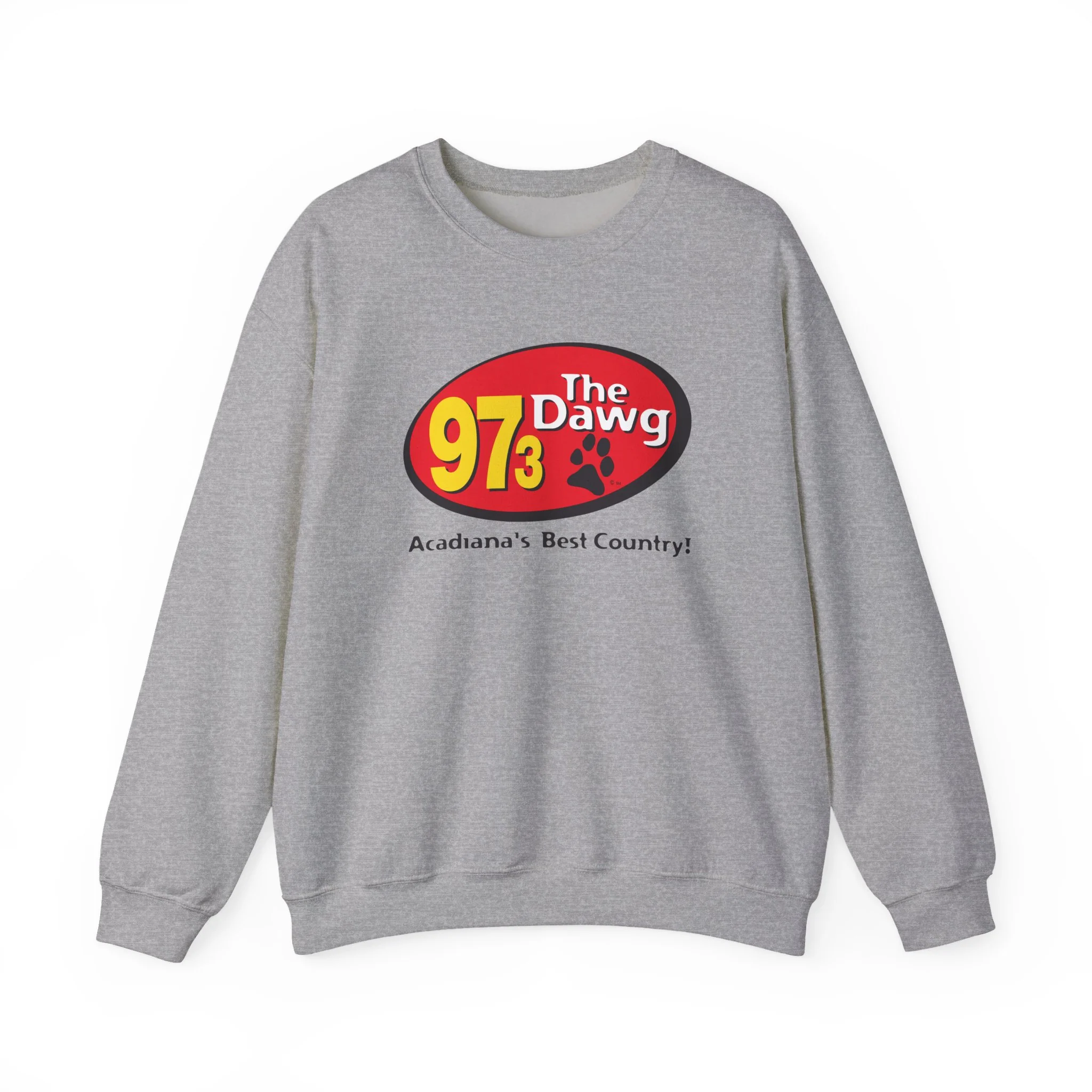 97.3 The Dawg Unisex Heavy Blend™ Crewneck Sweatshirt - Image 3
