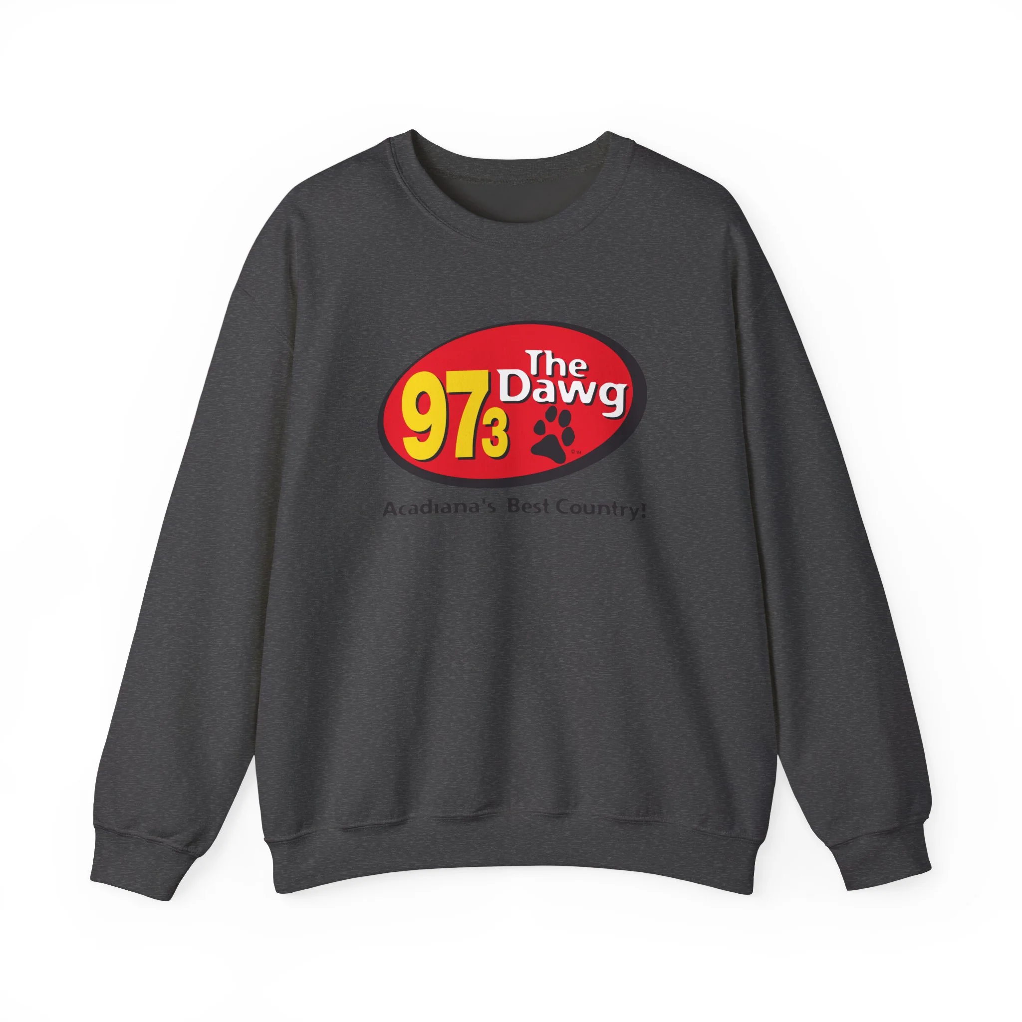 97.3 The Dawg Unisex Heavy Blend™ Crewneck Sweatshirt - Image 4