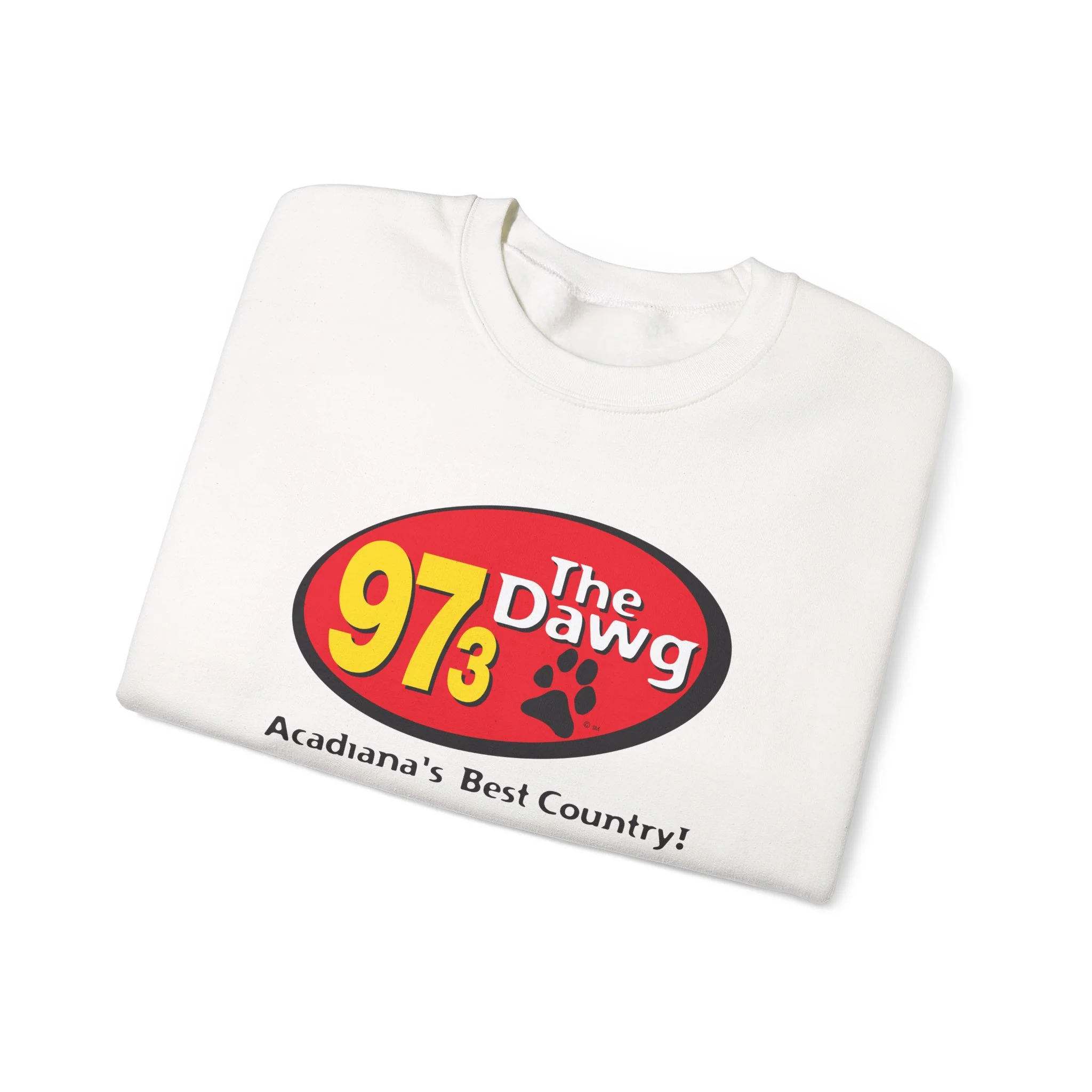 97.3 The Dawg Unisex Heavy Blend™ Crewneck Sweatshirt - Image 6