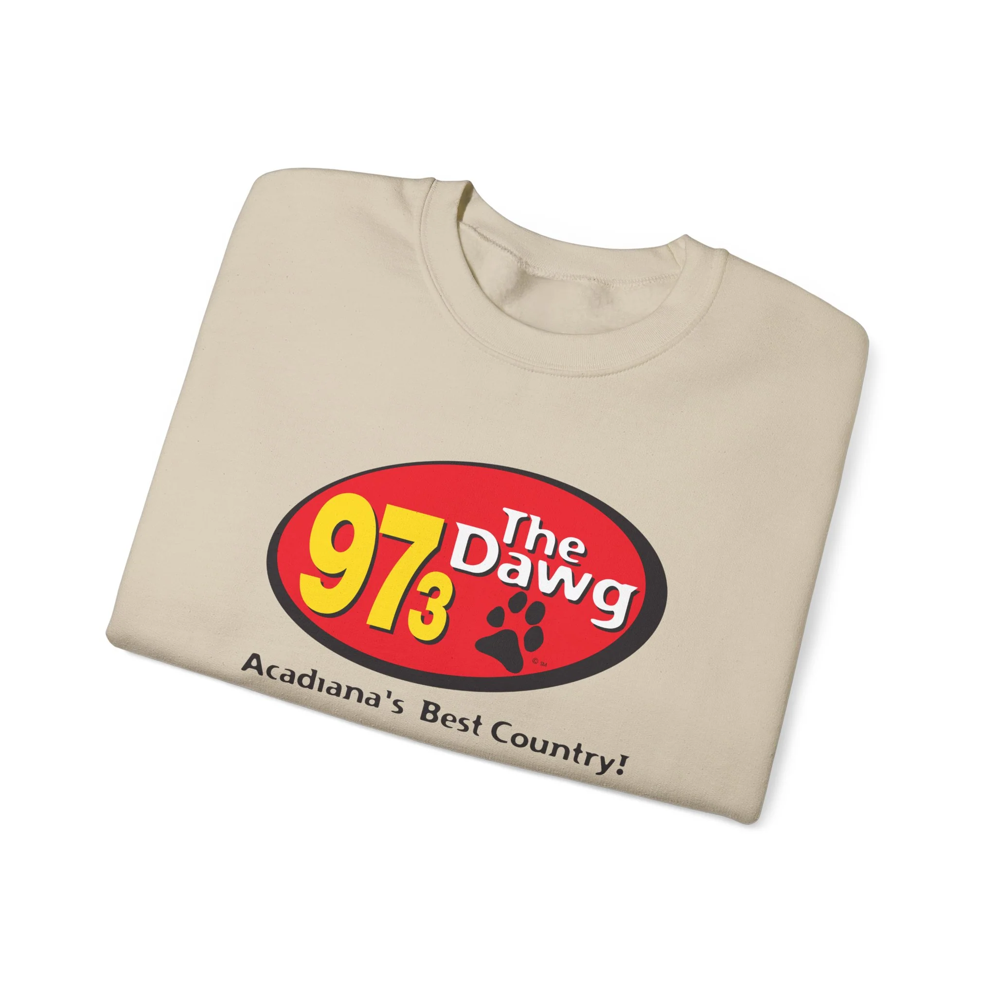97.3 The Dawg Unisex Heavy Blend™ Crewneck Sweatshirt - Image 9