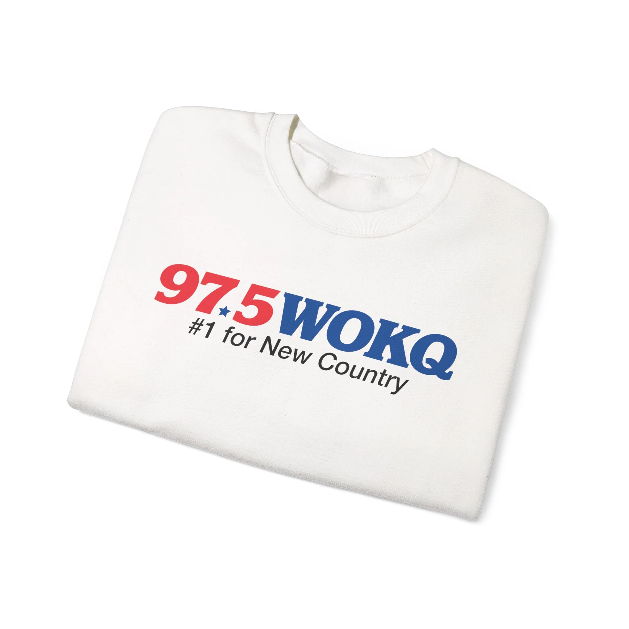 97.5 WOKQ Unisex Heavy Blend™ Crewneck Sweatshirt - Image 5
