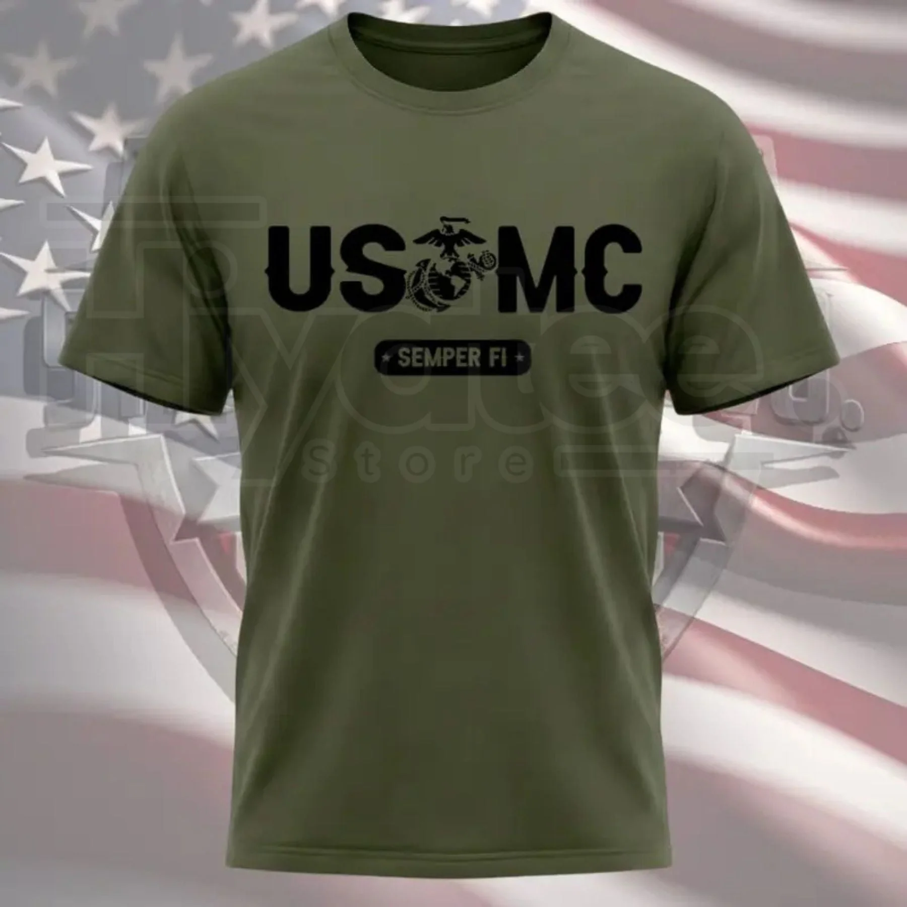 American Veteran Patriotic T-Shirt – Military Tribute Graphic Tee - Image 2