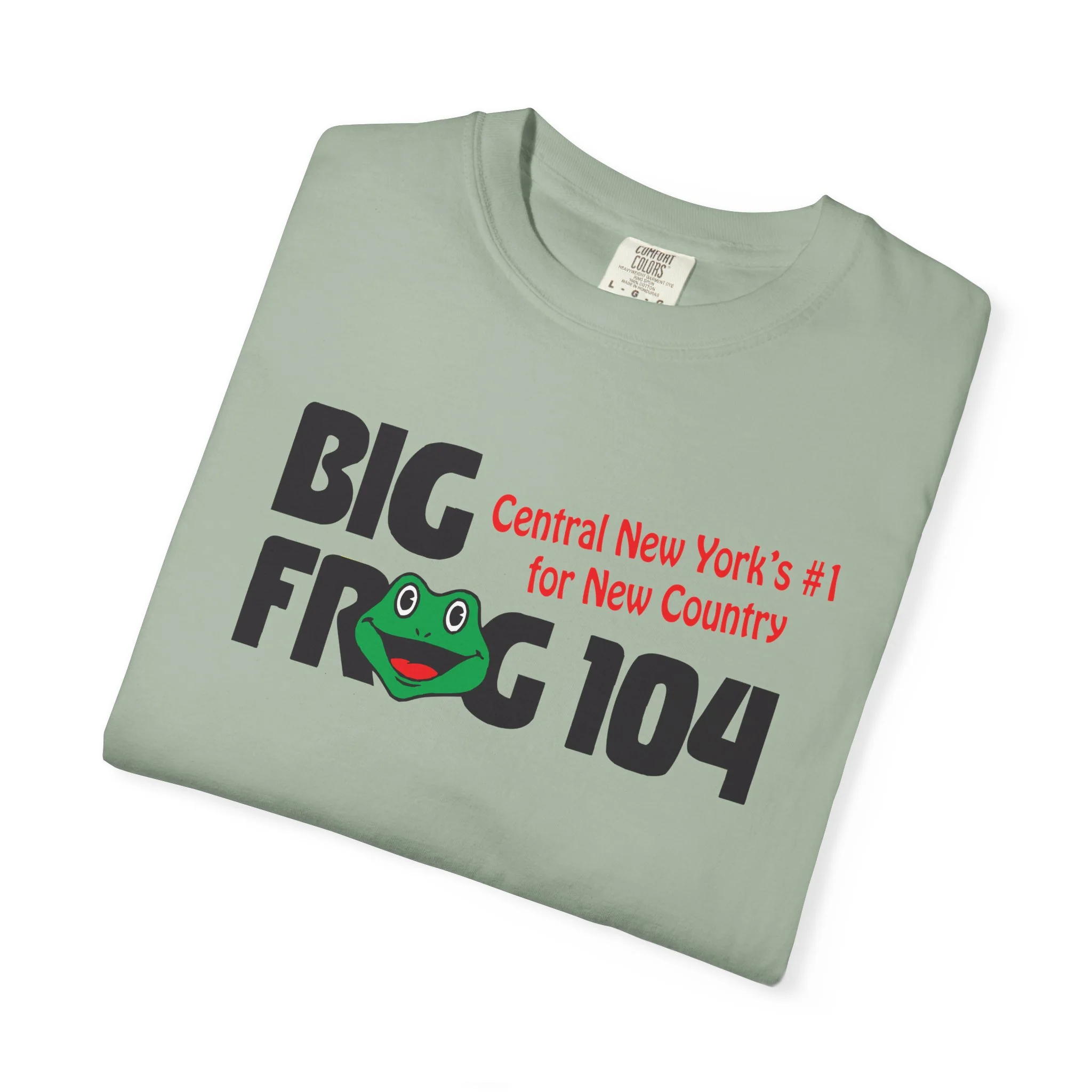 Big Frog 104 Unisex Garment-Dyed T-shirt - Image 18