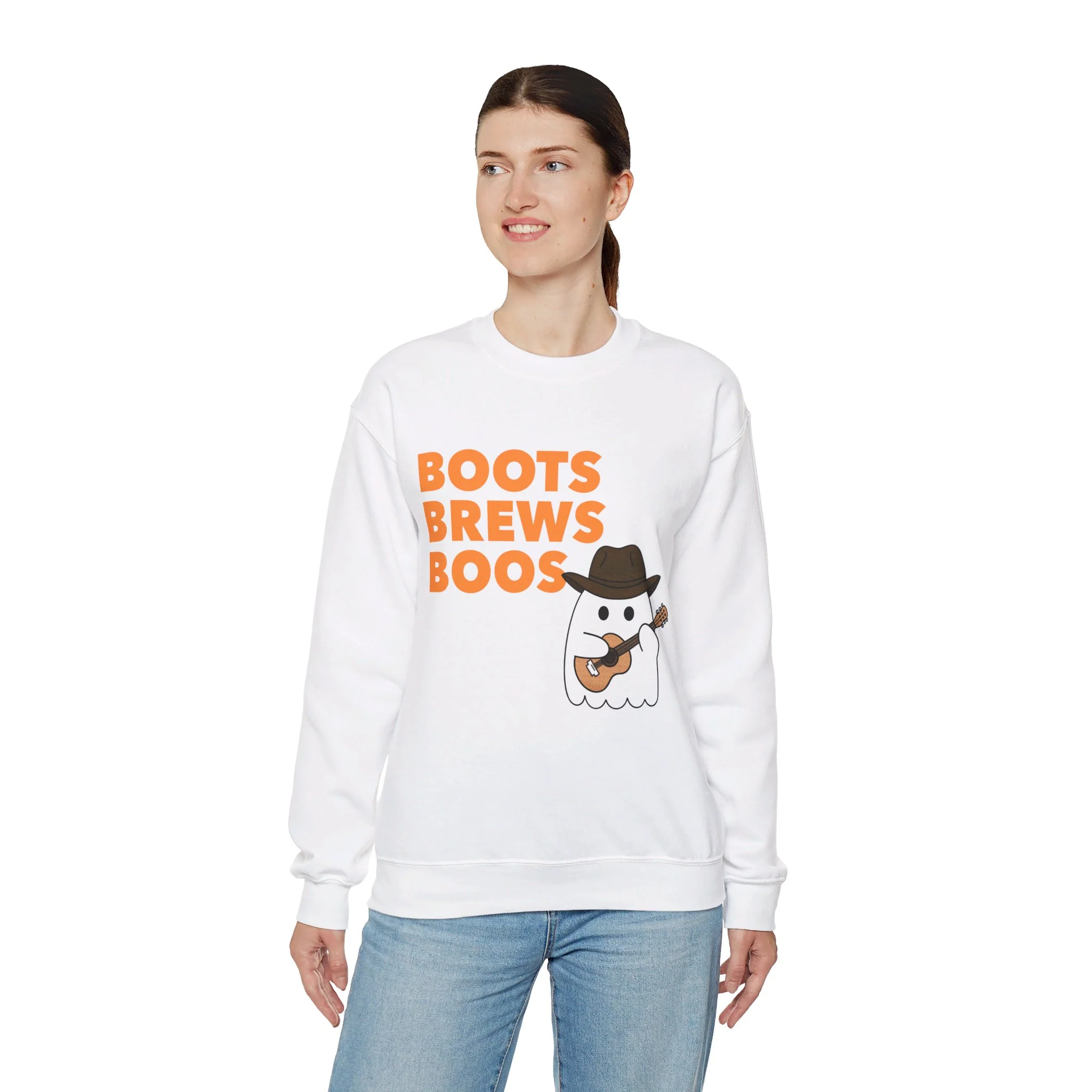 Boots Brews Boos Crewneck Sweatshirt - Image 15