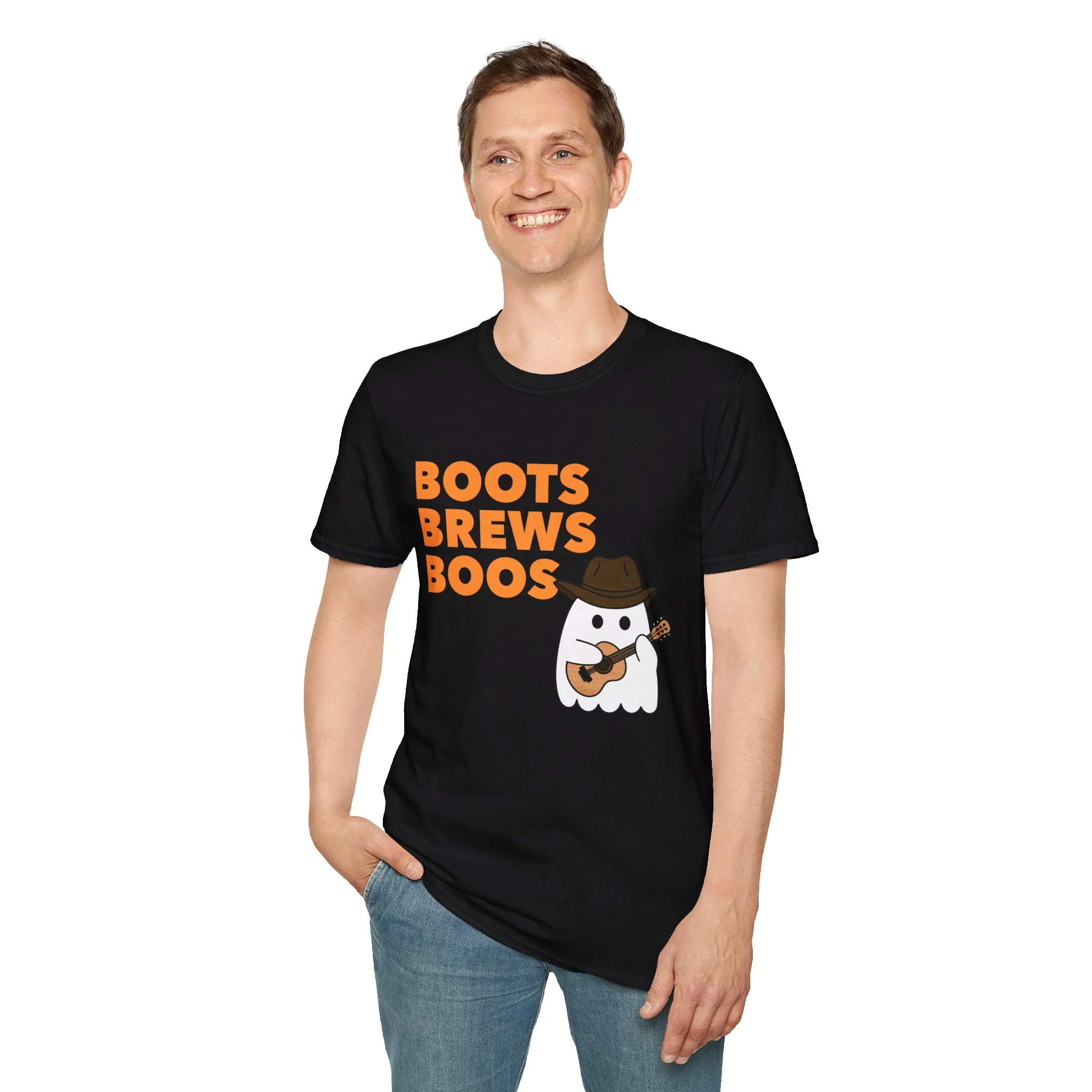 Boots Brews Boos T-Shirt - Image 7