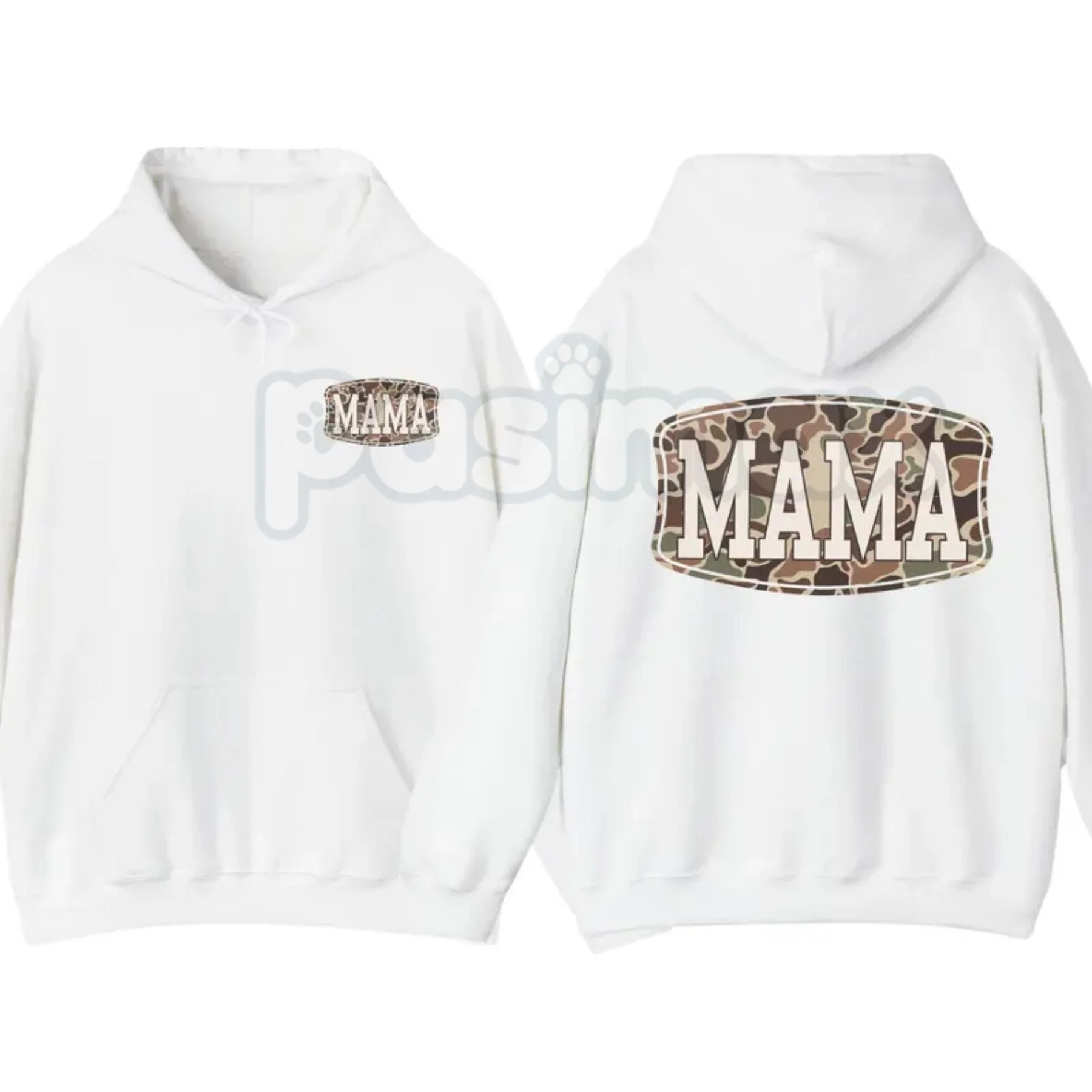 Camo Mama 2-Sided Hoodie – Hunting & Outdoor Mom Pullover - Image 2