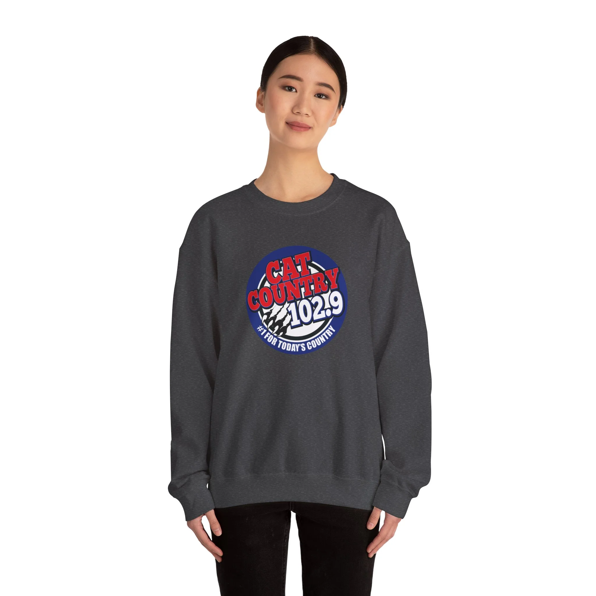 Cat Country 102.9 KCTR Unisex Heavy Blend™ Crewneck Sweatshirt - Image 16