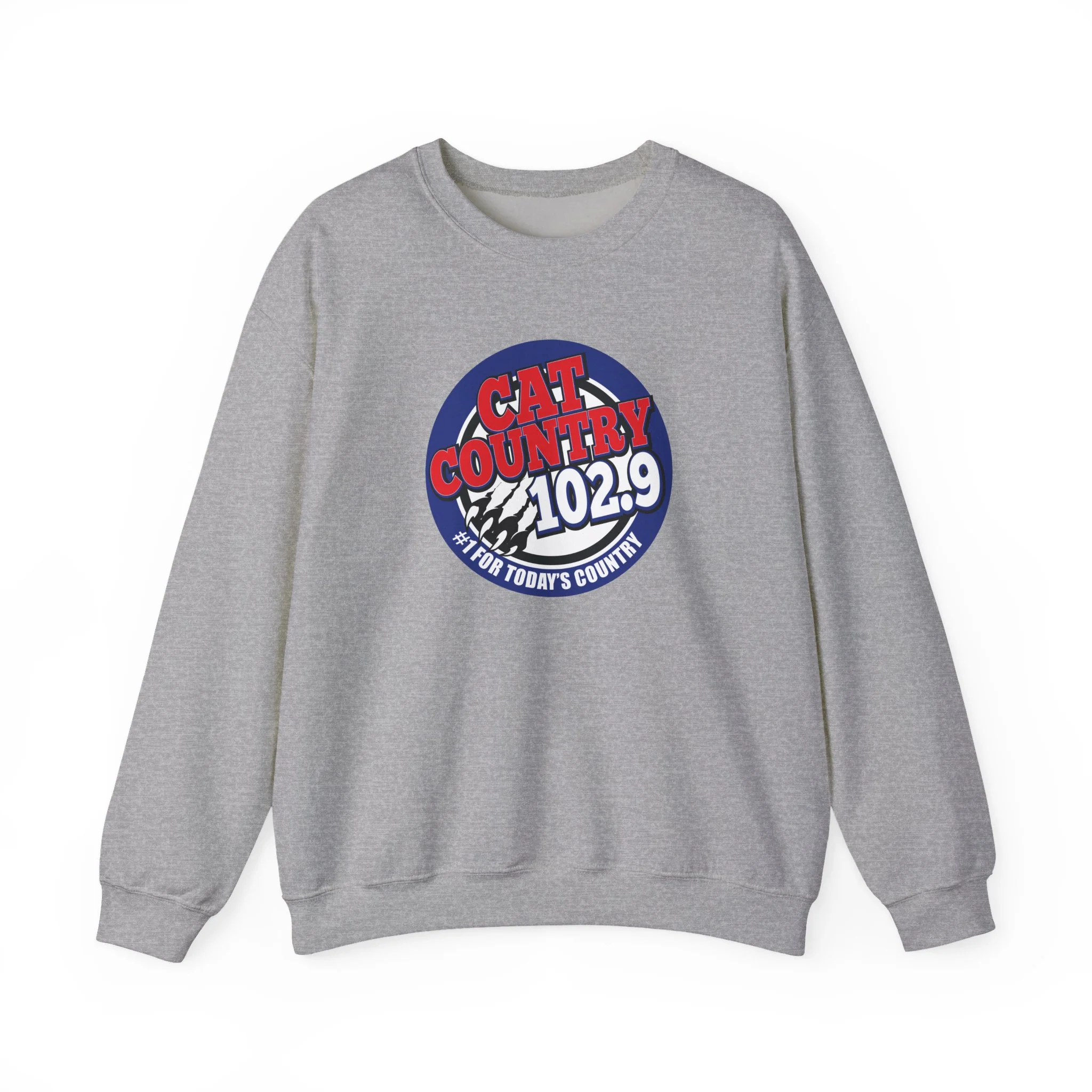 Cat Country 102.9 KCTR Unisex Heavy Blend™ Crewneck Sweatshirt - Image 3
