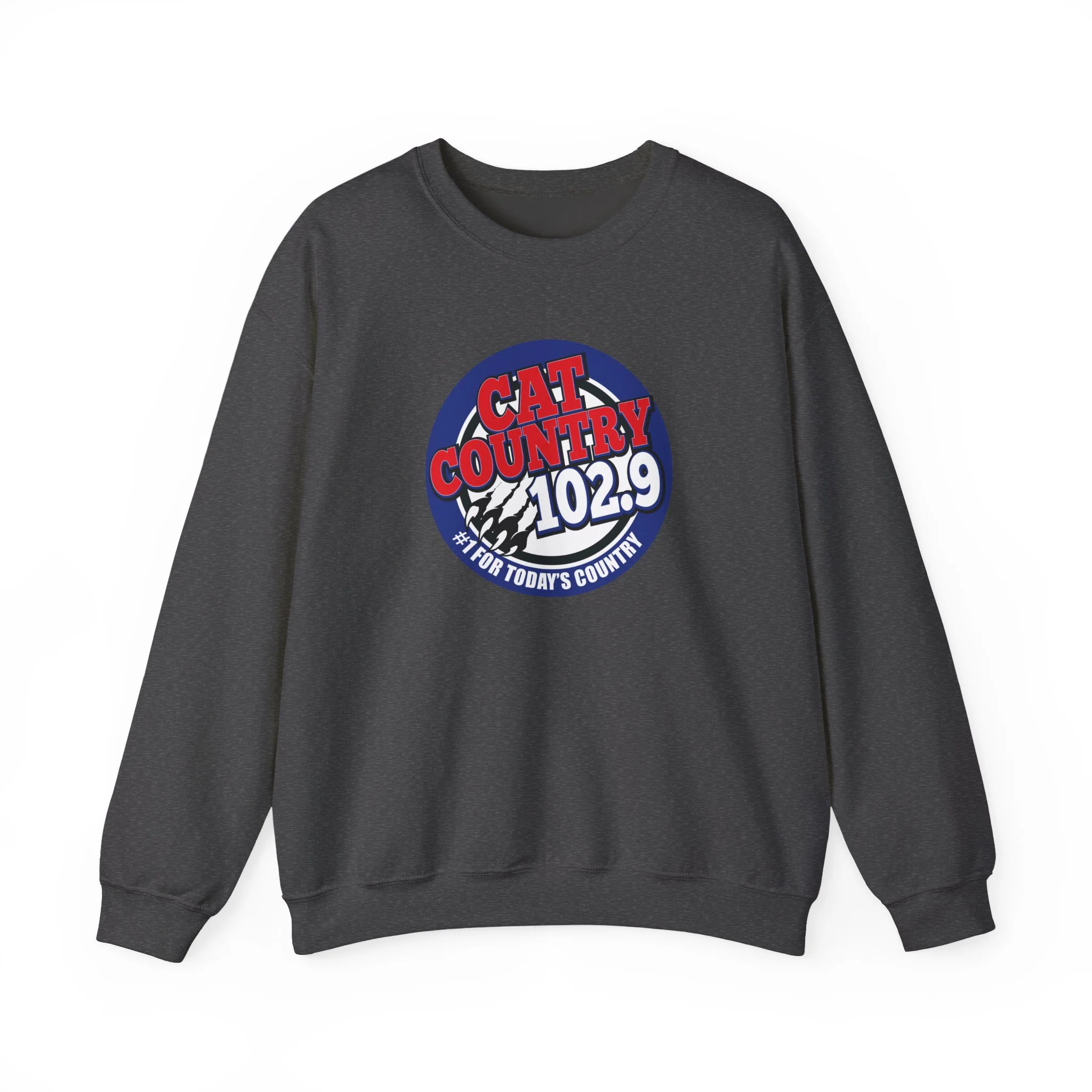 Cat Country 102.9 KCTR Unisex Heavy Blend™ Crewneck Sweatshirt - Image 4