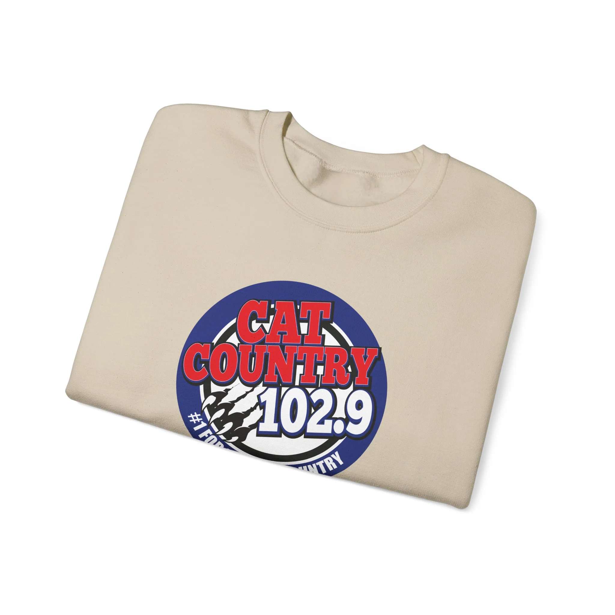 Cat Country 102.9 KCTR Unisex Heavy Blend™ Crewneck Sweatshirt - Image 9