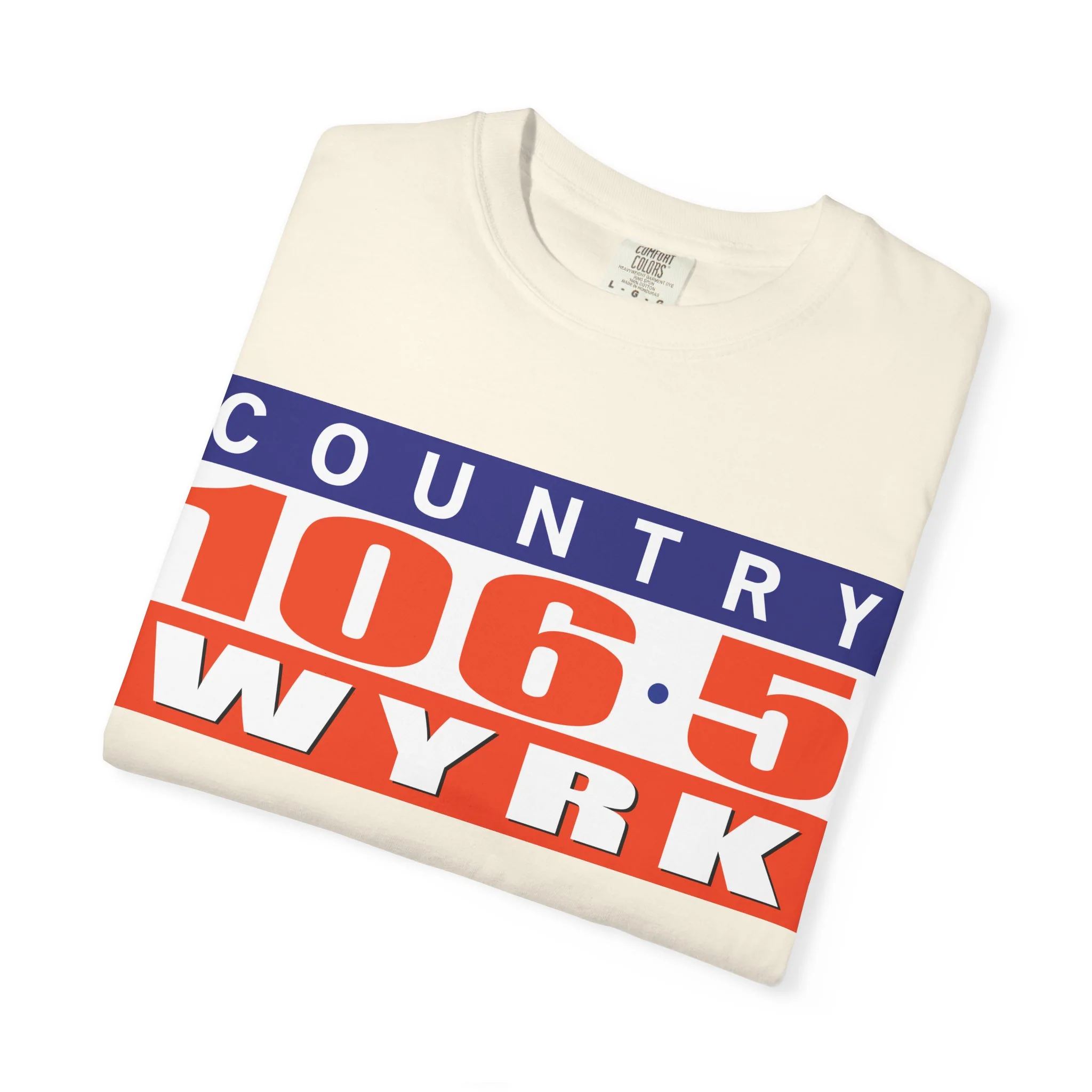 Country 106.5 WYRK Unisex Garment-Dyed T-shirt - Image 14