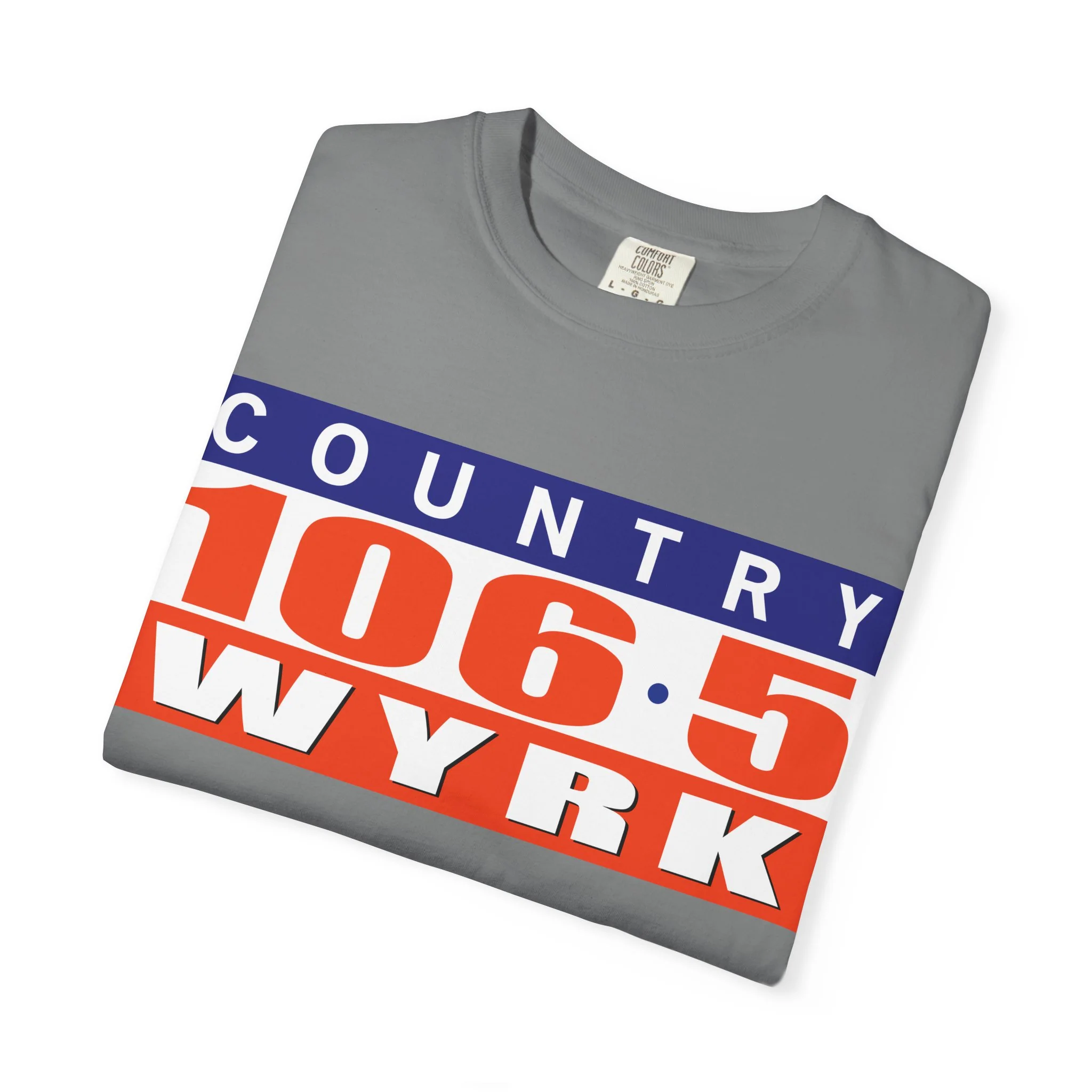 Country 106.5 WYRK Unisex Garment-Dyed T-shirt - Image 20