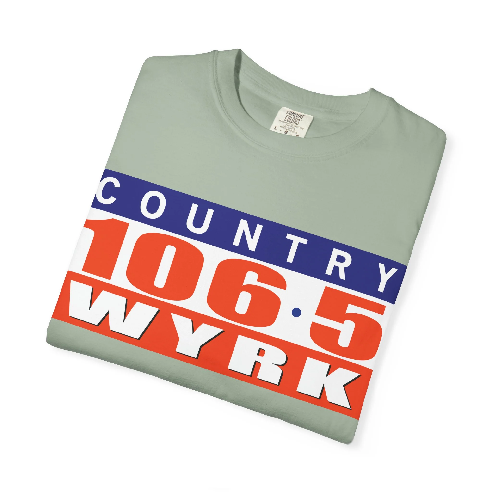 Country 106.5 WYRK Unisex Garment-Dyed T-shirt - Image 23