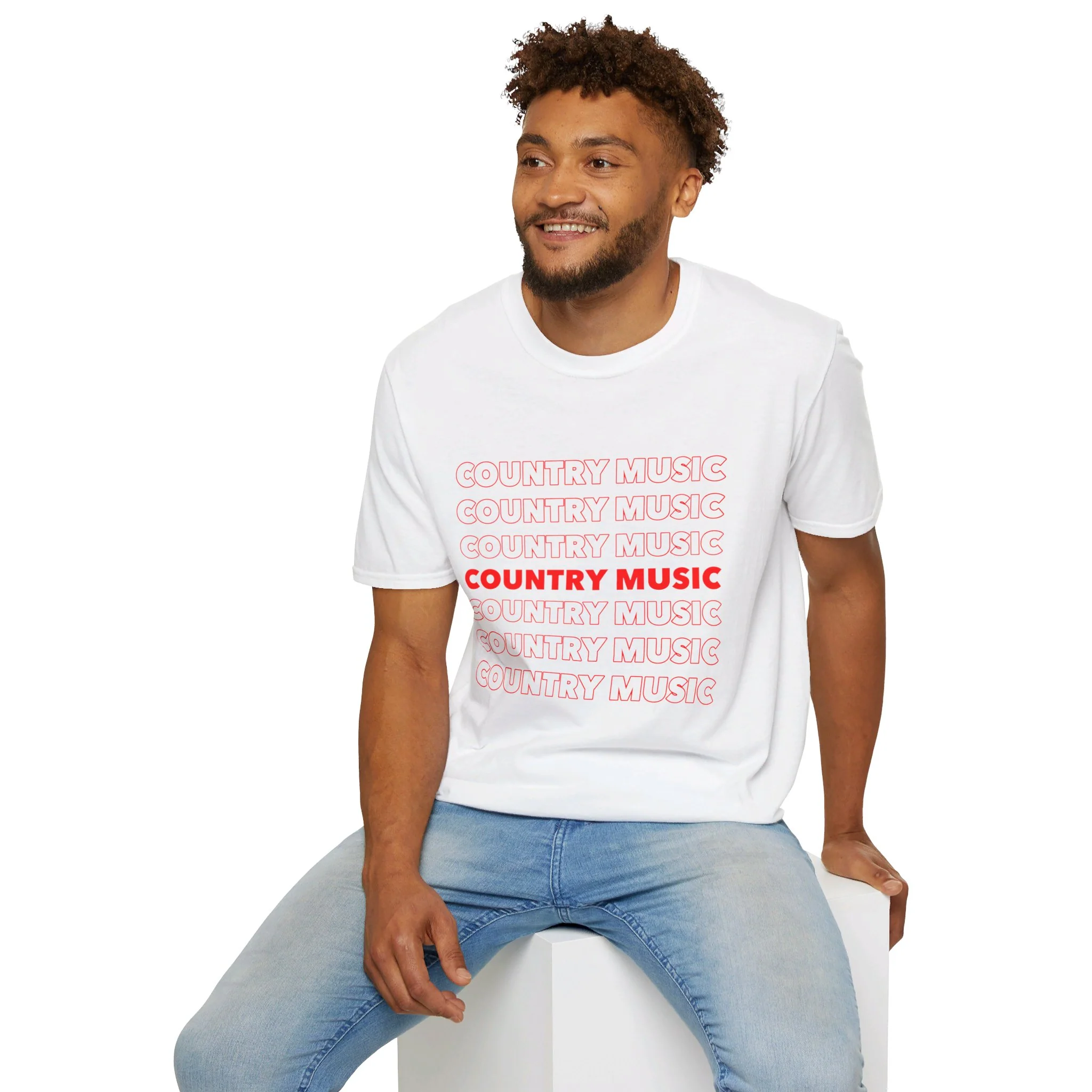 Country Music Repeat T-Shirt - Image 7
