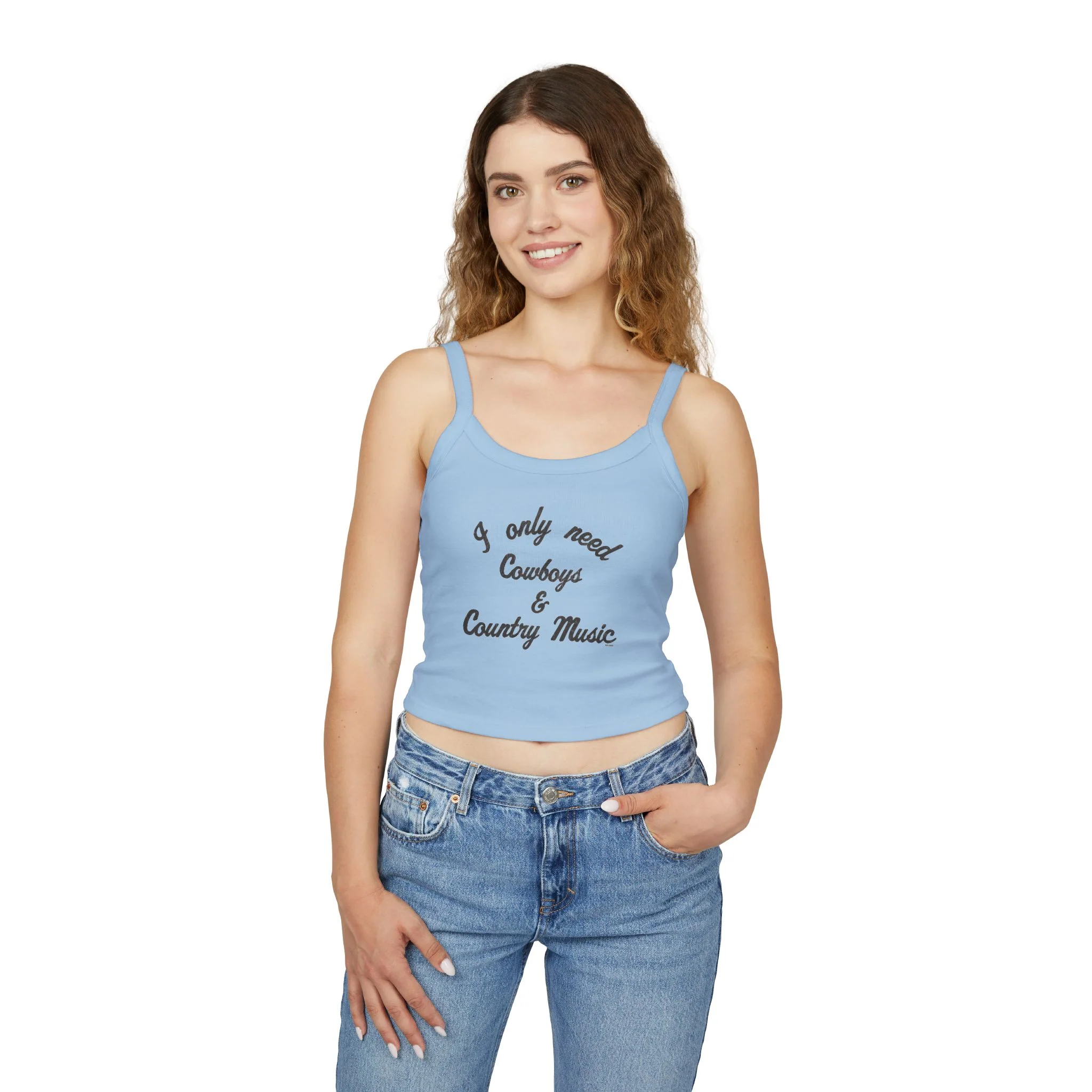 Cowboys & Country Spaghetti Strap Tank Top - Image 2