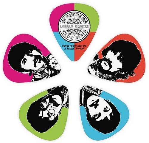 Daddario 1Cwh6-10B6 Picks Hev 10P Beatles Splhcb - D'Addario Signature 1CWH6-10B6 Picks Heavy 10 Pack Beatles Sgt Peppers Lonely Hearts Club Band