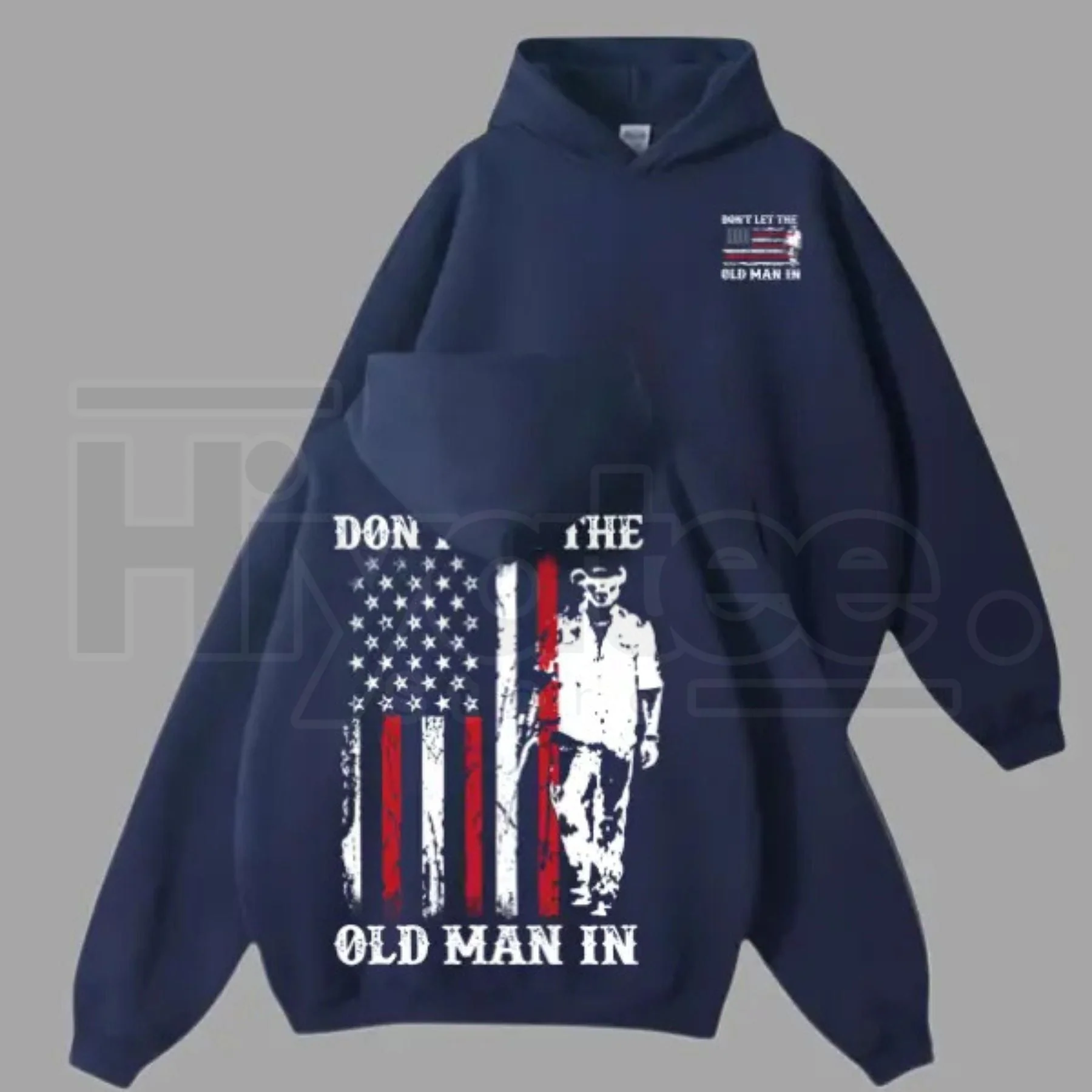 Don't Let the Old Man In Tribute Hoodie – Retro Country Music - Image 5