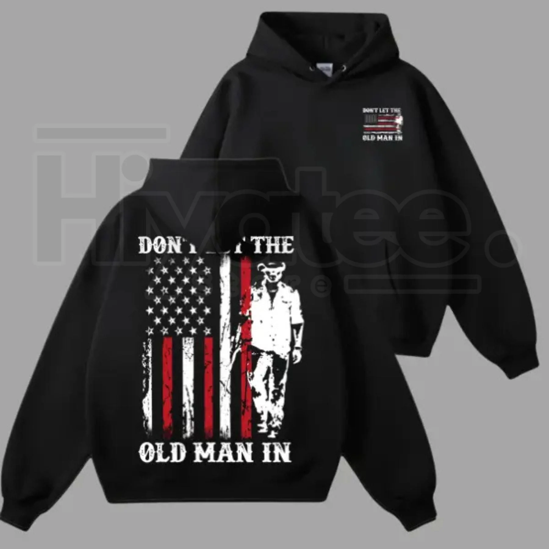 Don't Let the Old Man In Tribute Hoodie – Retro Country Music - Image 6