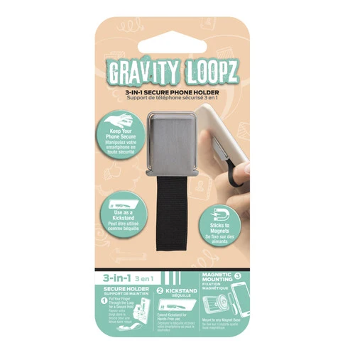 Gravity Loops Etzloopsv Mgntc Phn Loop Kckstnd Slv - Gravity Loops Etzloopsv MGNTC PHN Loop KCKSTND SLV