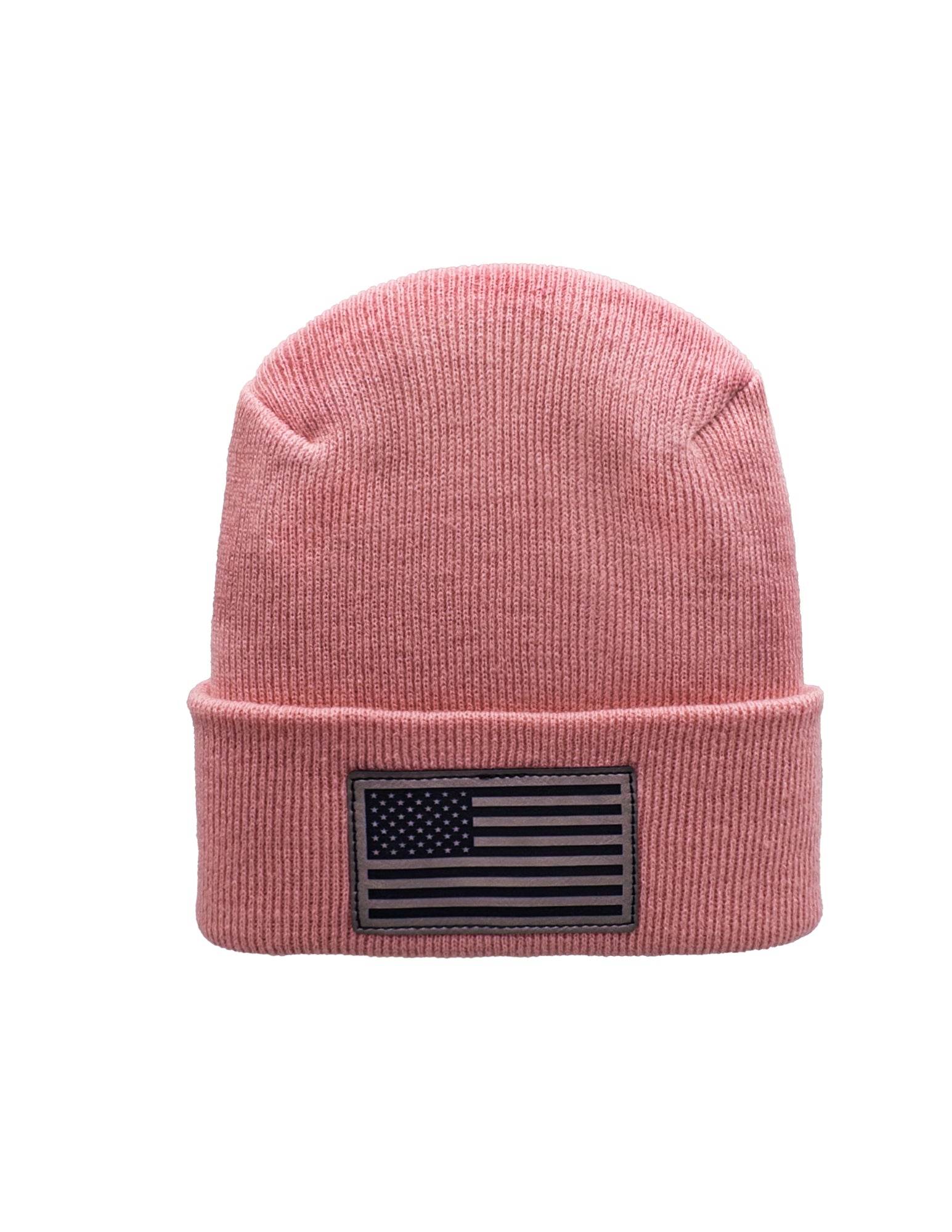 Haakwear American Flag Beanie – H Stitch Knit Cuffed USA Made - Image 6