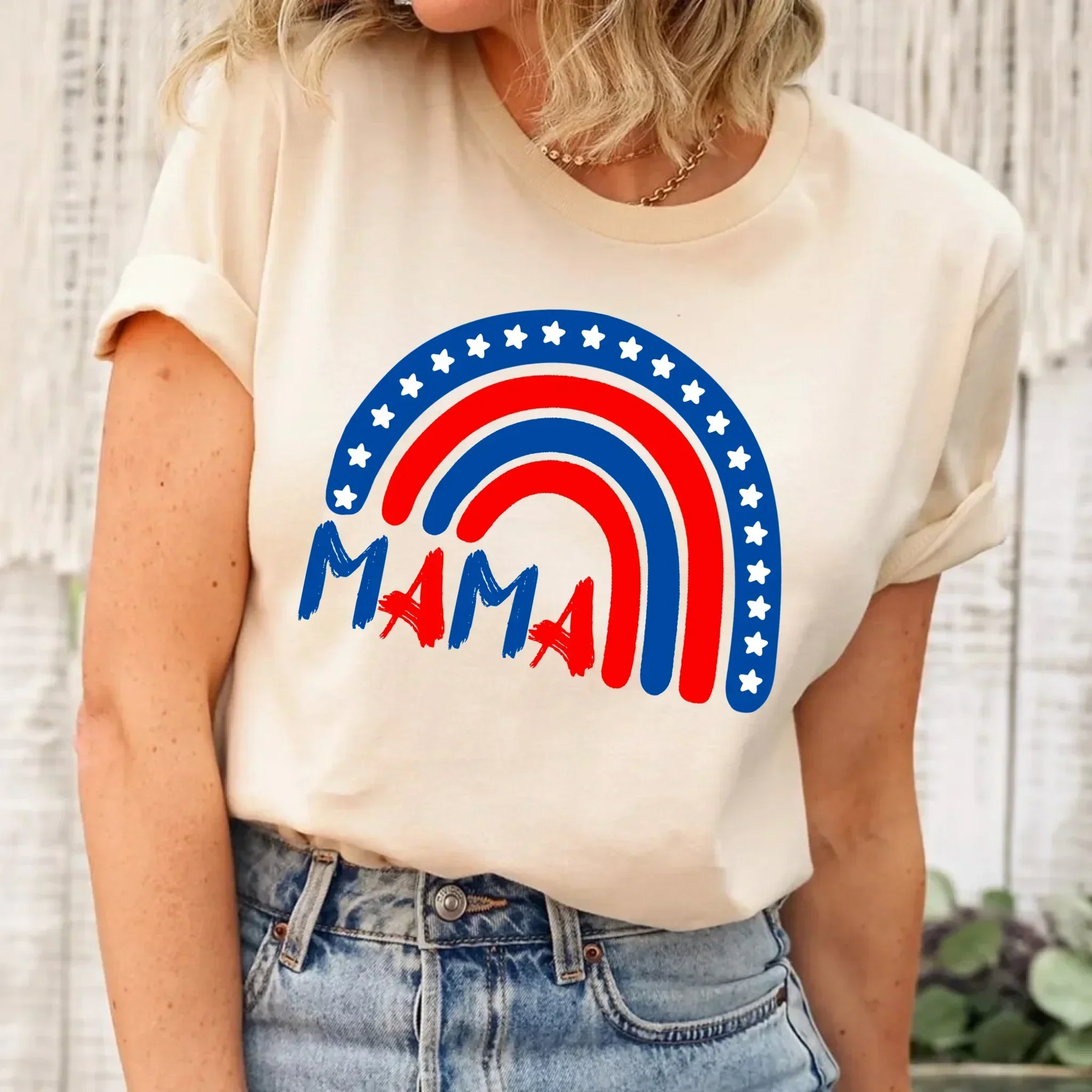 Patriotic Mama & Mini Matching T-Shirt Set – 4th of July - Image 10