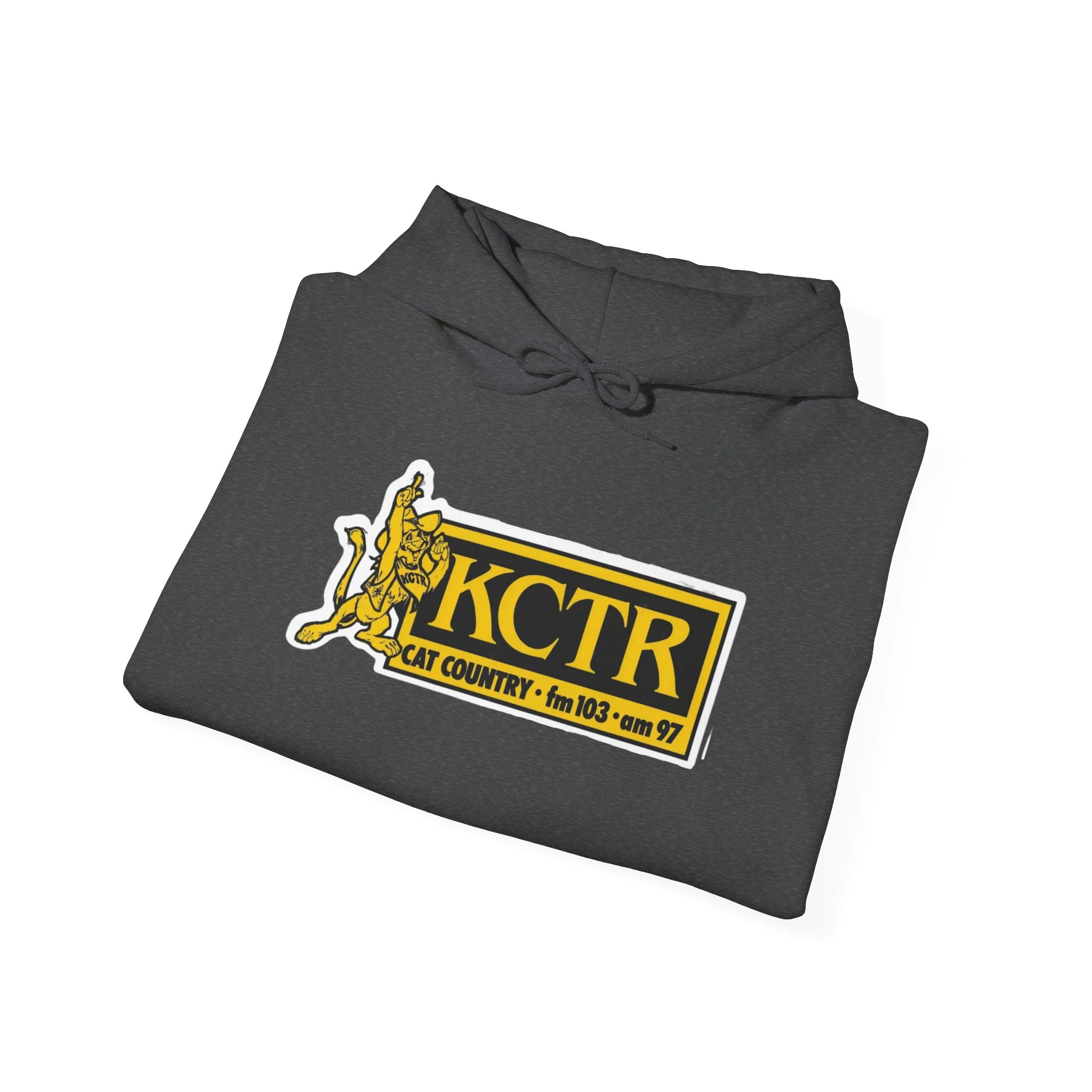 Retro Cat Country 102.9 KCTR Unisex Heavy Blend™ Hooded Sweatshirt - Image 16