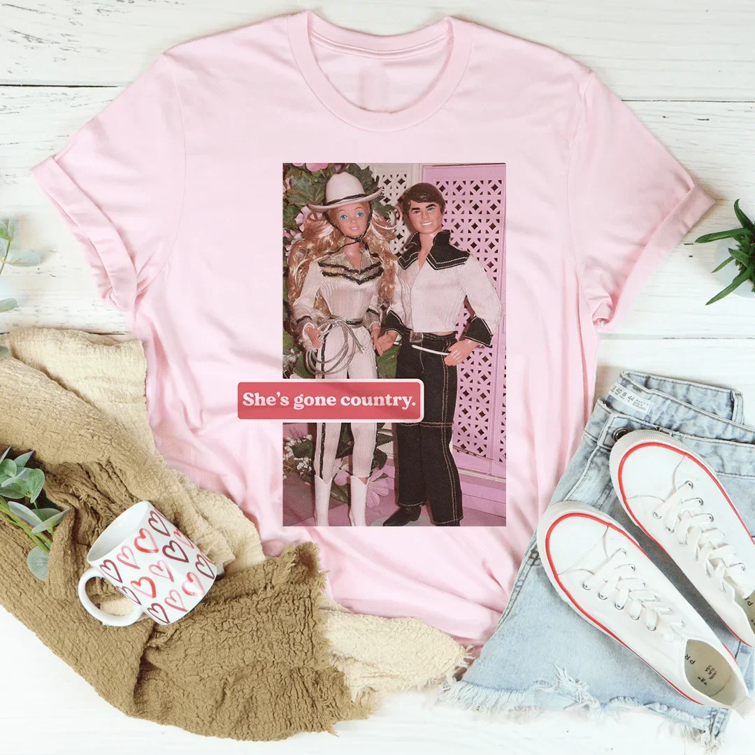 She's Gone Country Graphic Tee – Soft Everyday Country Shirt - Image 4