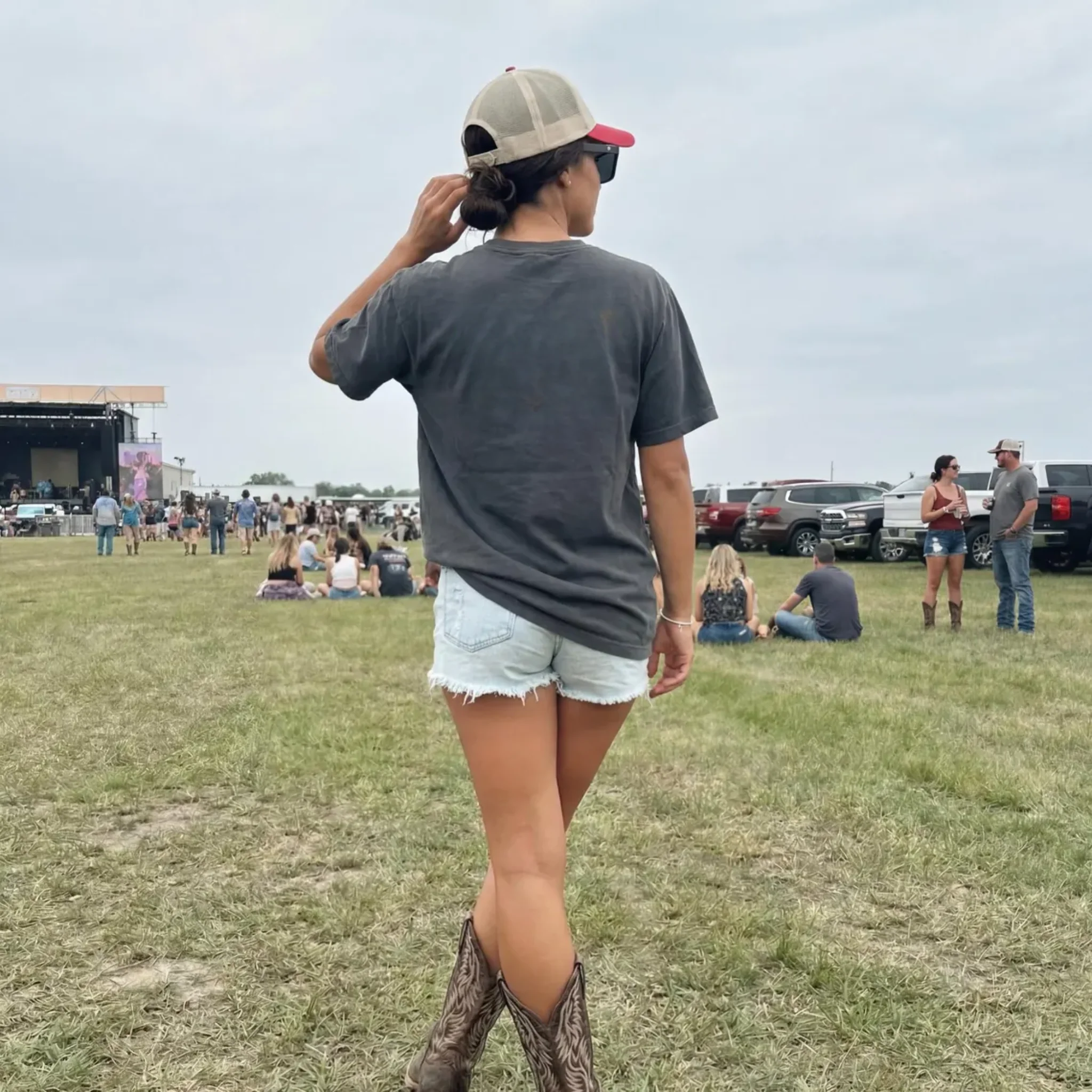 Support Live Music Graphic Tee – Country Concert Shirt - Image 2