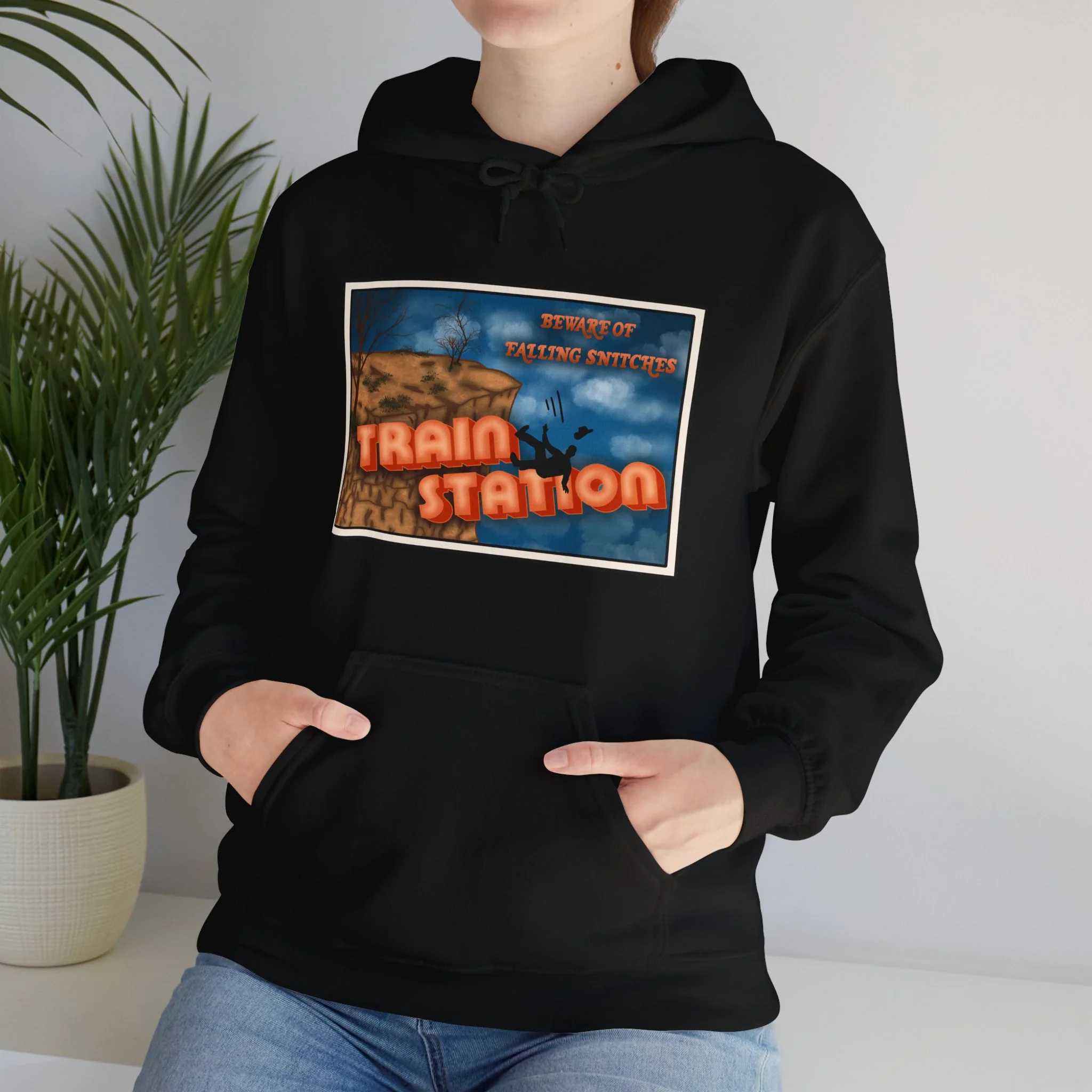 Train Station Postcard Hoodie - Image 4