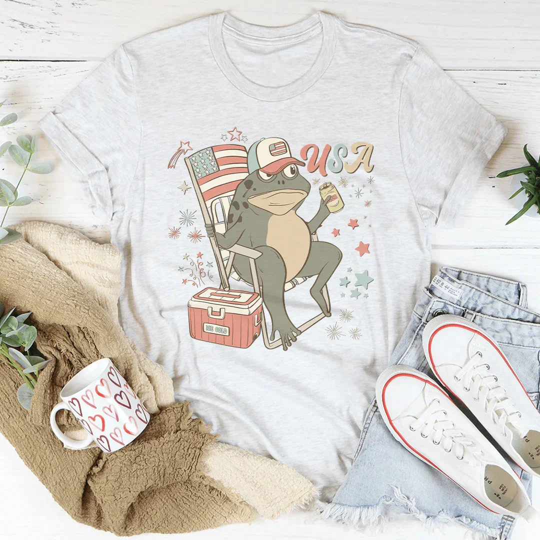 USA Graphic Tee – Soft Patriotic Everyday Shirt