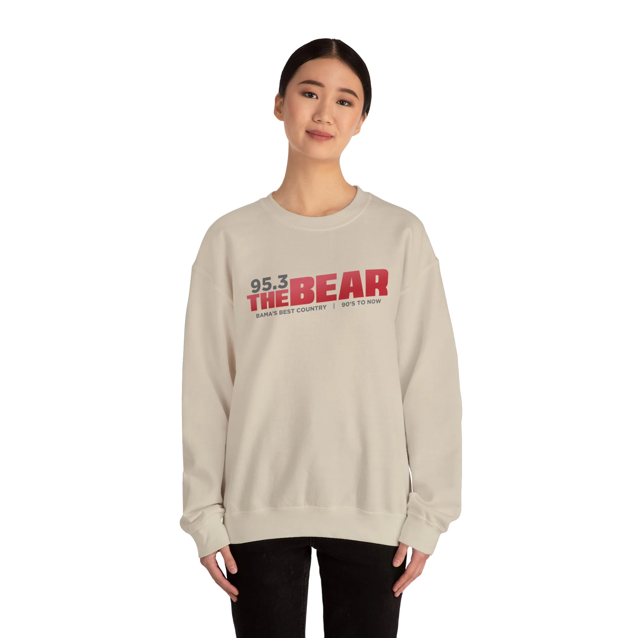 WFFN 95.3 The Bear Unisex Heavy Blend™ Crewneck Sweatshirt - Image 10