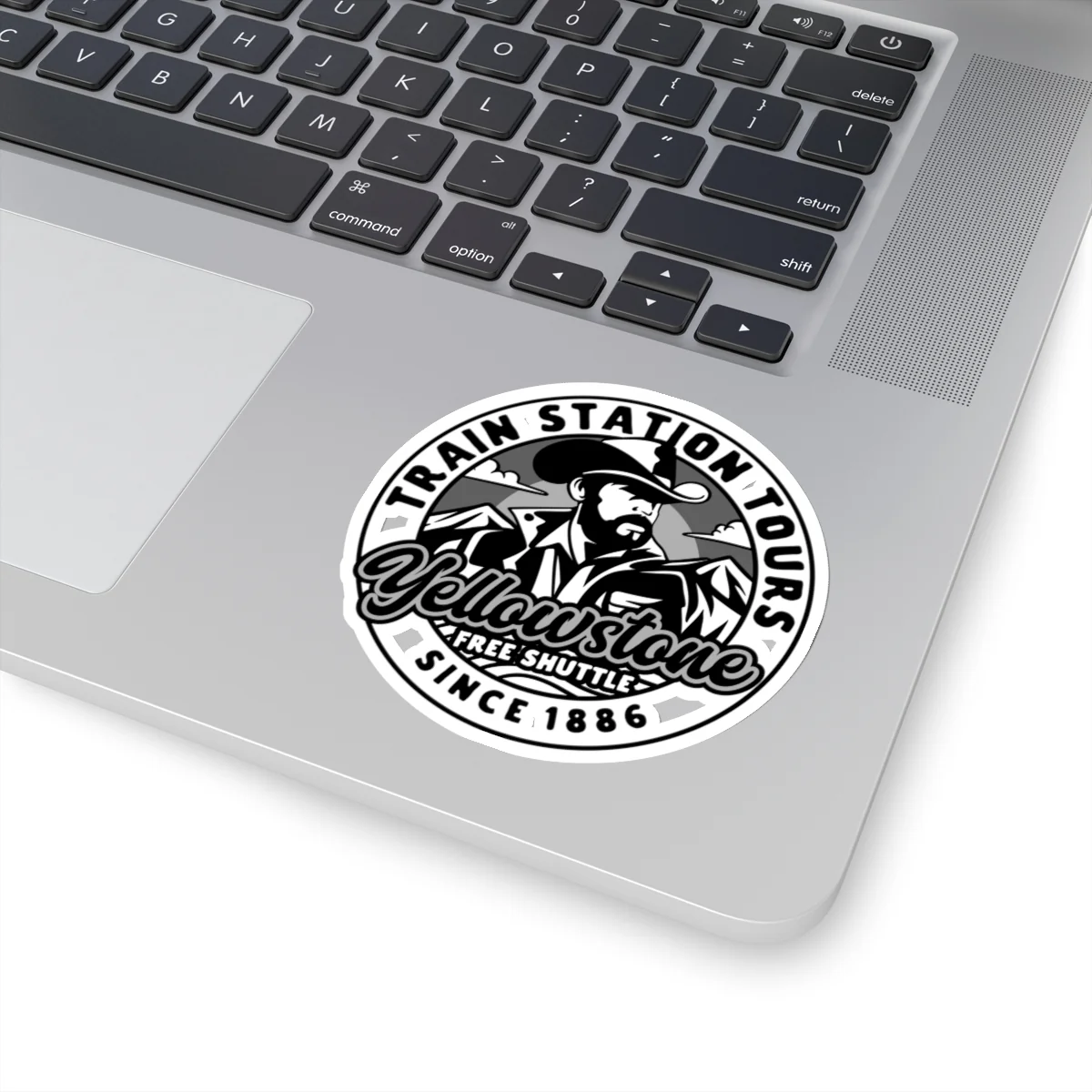 Yellowstone Train Station Tours Sticker - Image 4