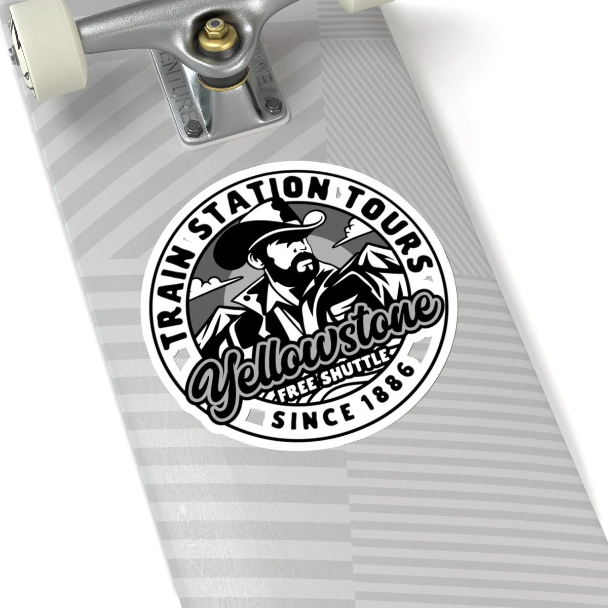Yellowstone Train Station Tours Sticker - Image 6